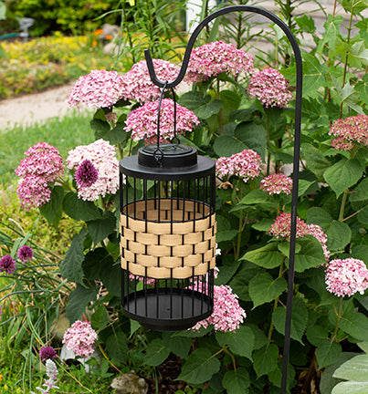 Lumisphere Malibu Wicker Solar Lantern