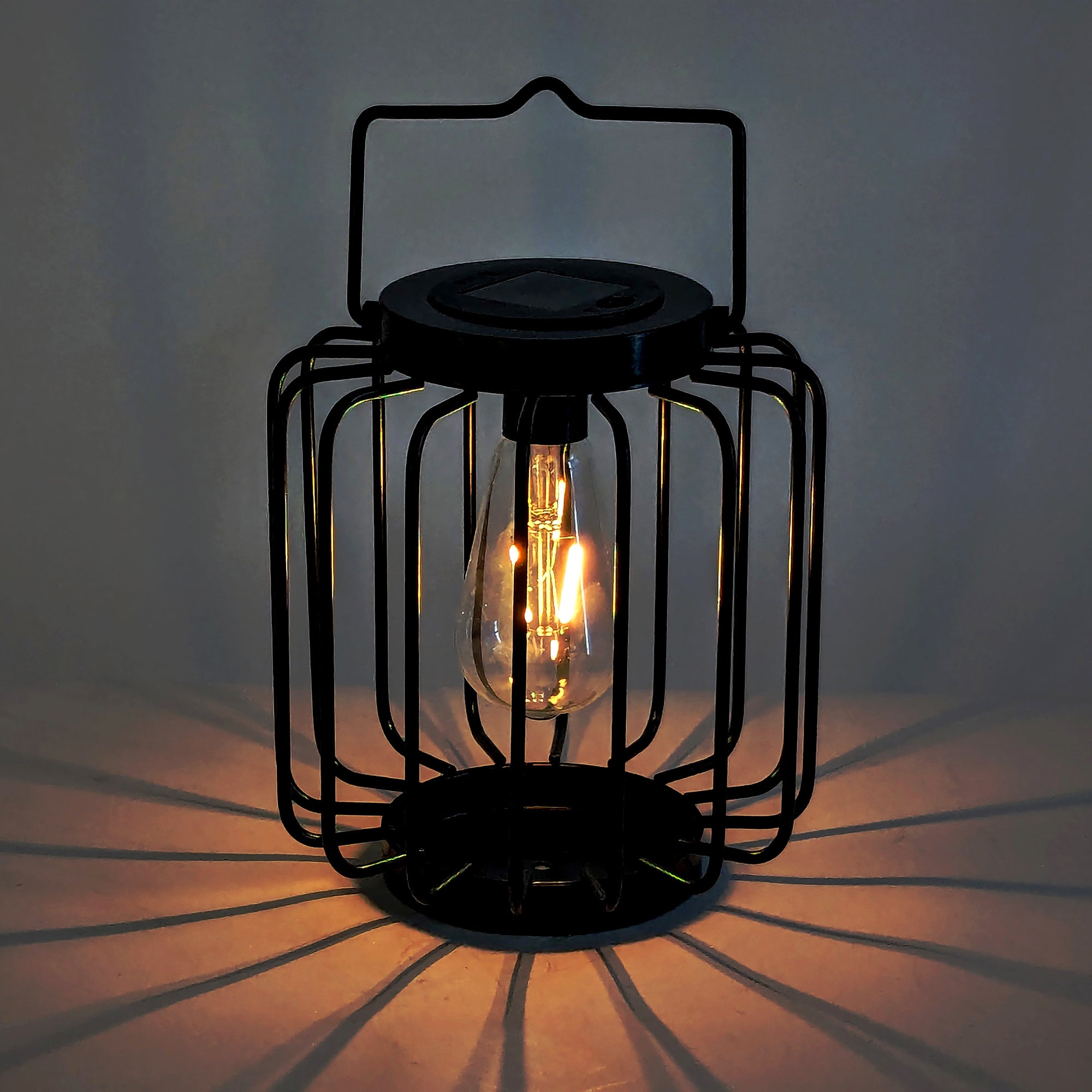Mesa Pendant Edi-Sol Lantern - Black