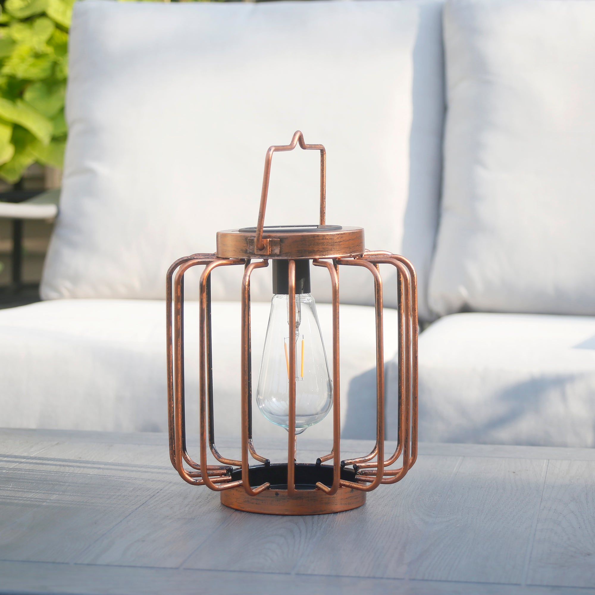 Mesa Pendant Edi-Sol Lantern - Copper