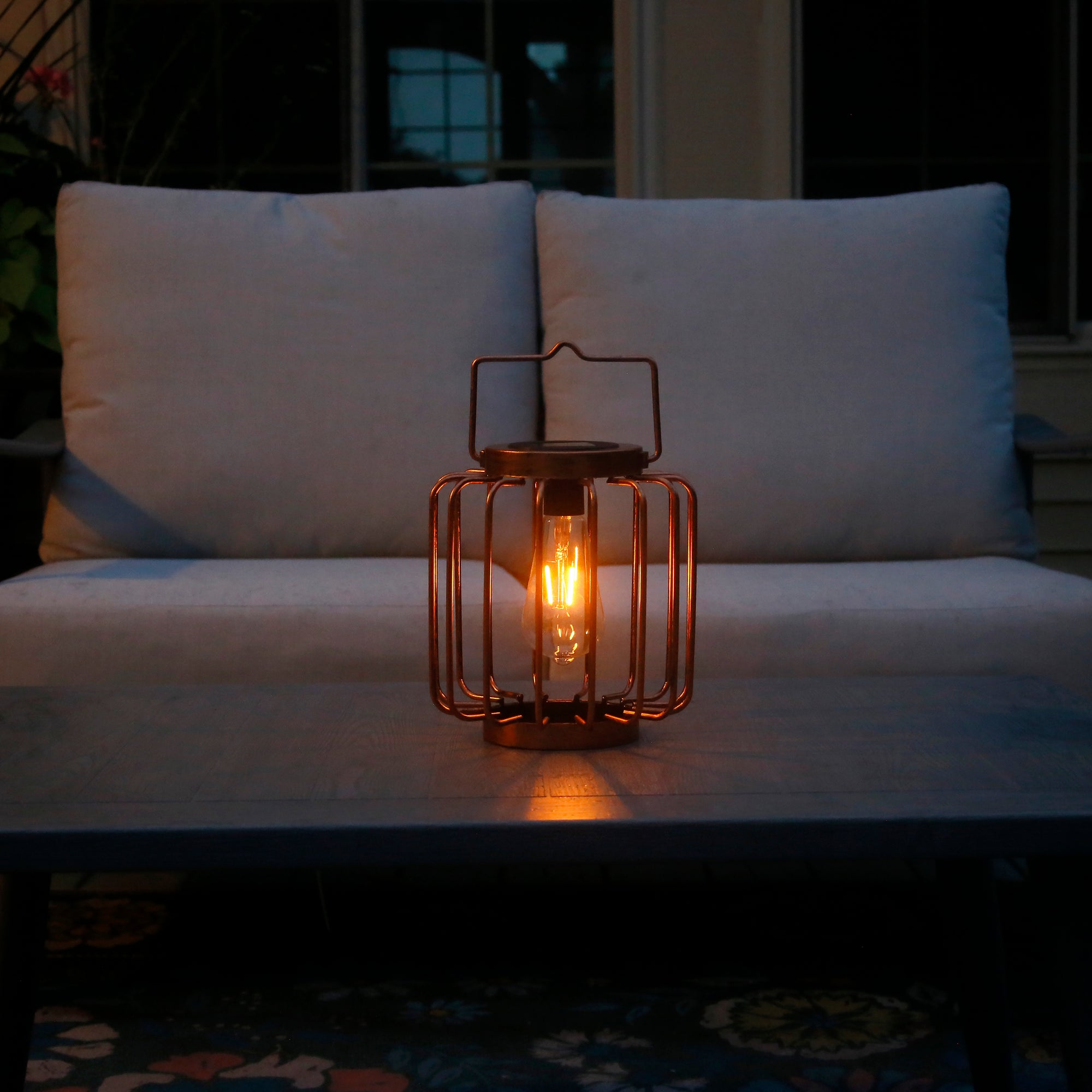 Mesa Pendant Edi-Sol Lantern - Copper