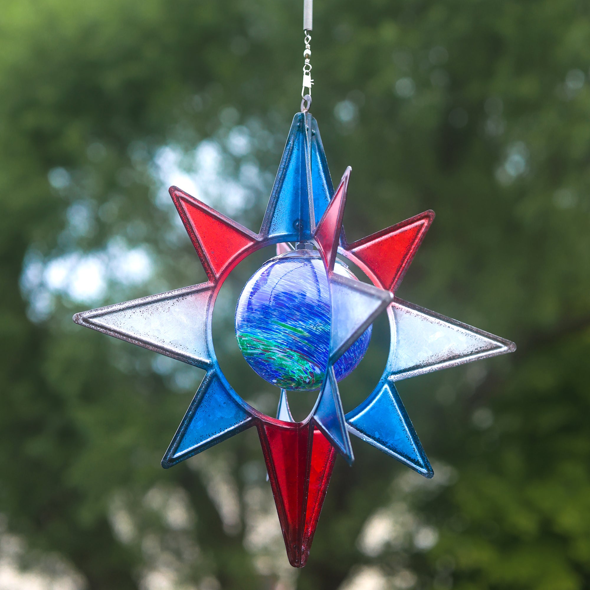 Vintage Illum. American Star Hanging Spinner