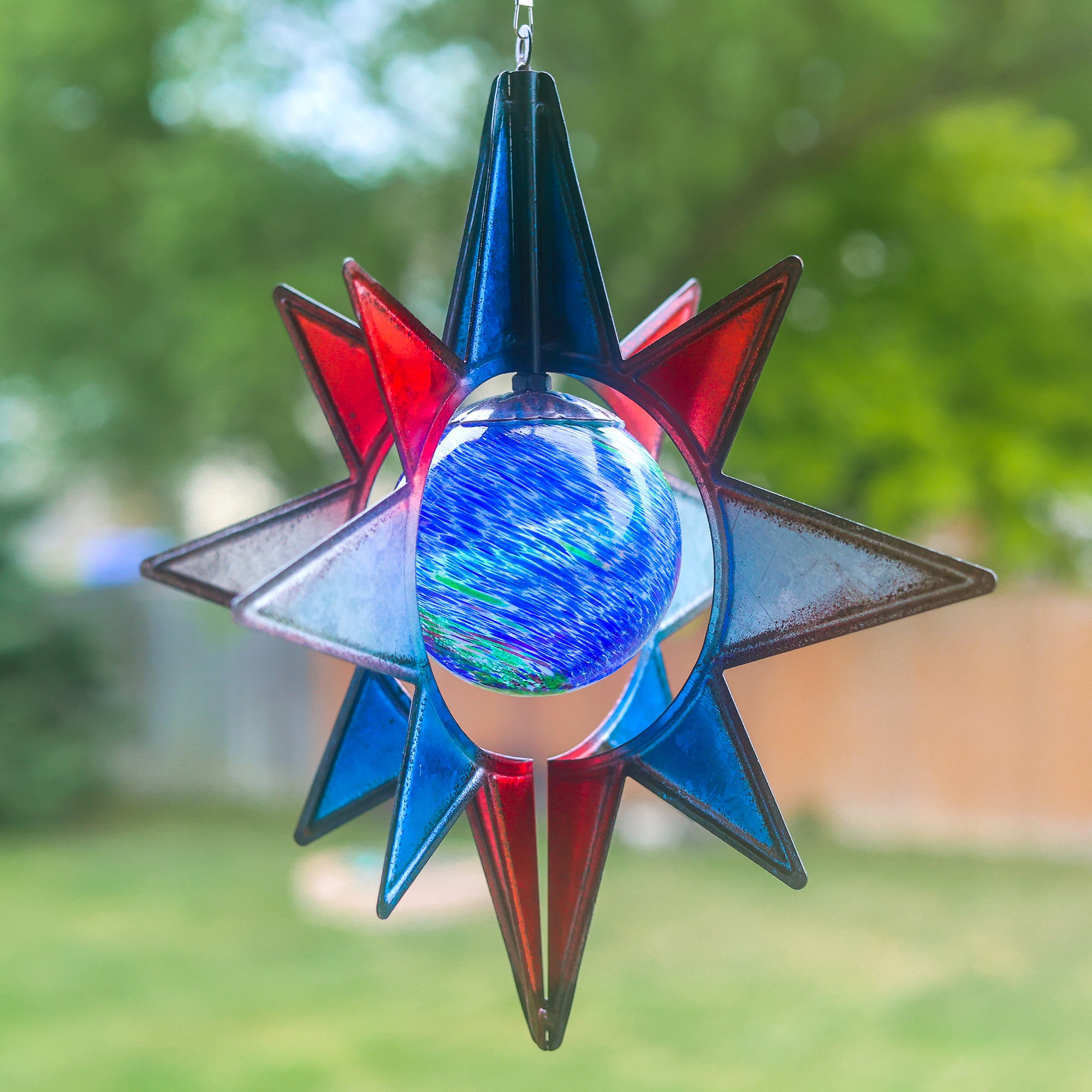 Vintage Illum. American Star Hanging Spinner