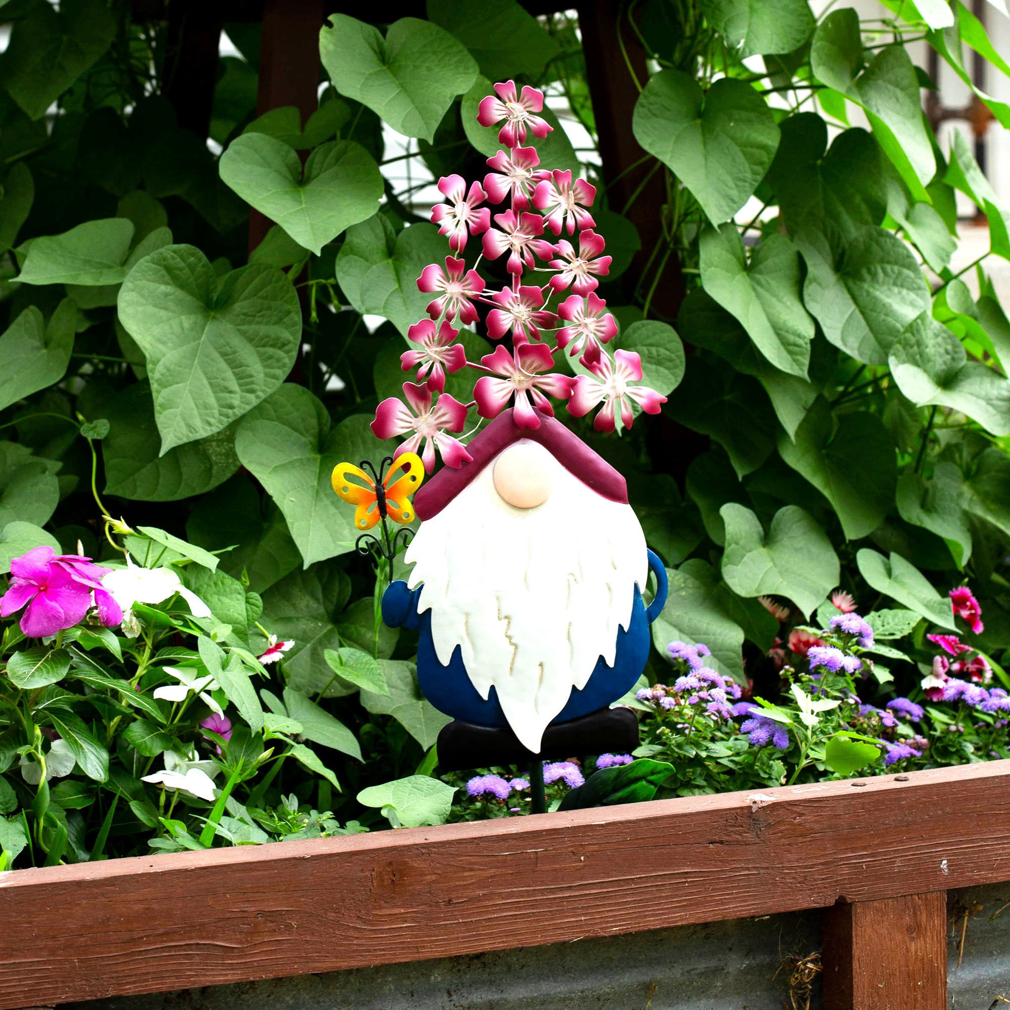 LunaLite Gnome Flower Cap Stakes