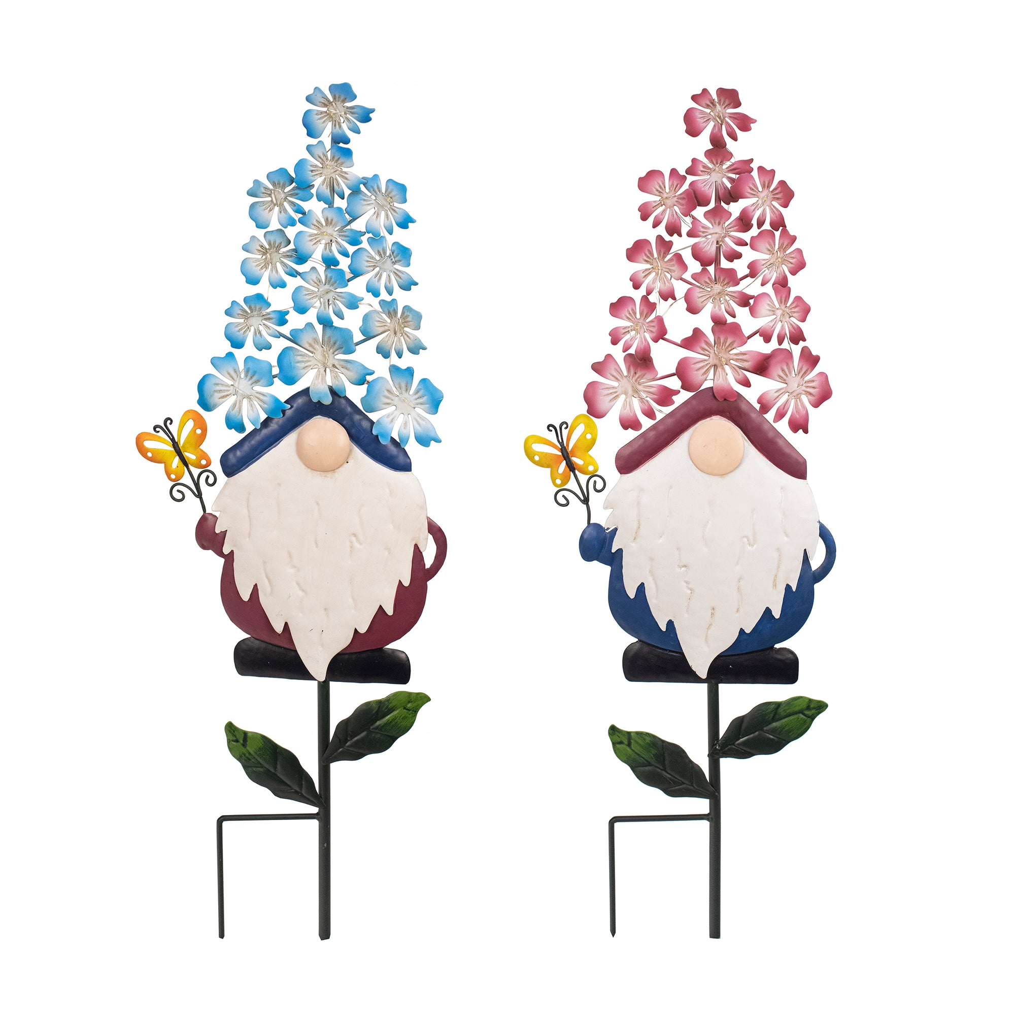 LunaLite Gnome Flower Cap Stakes