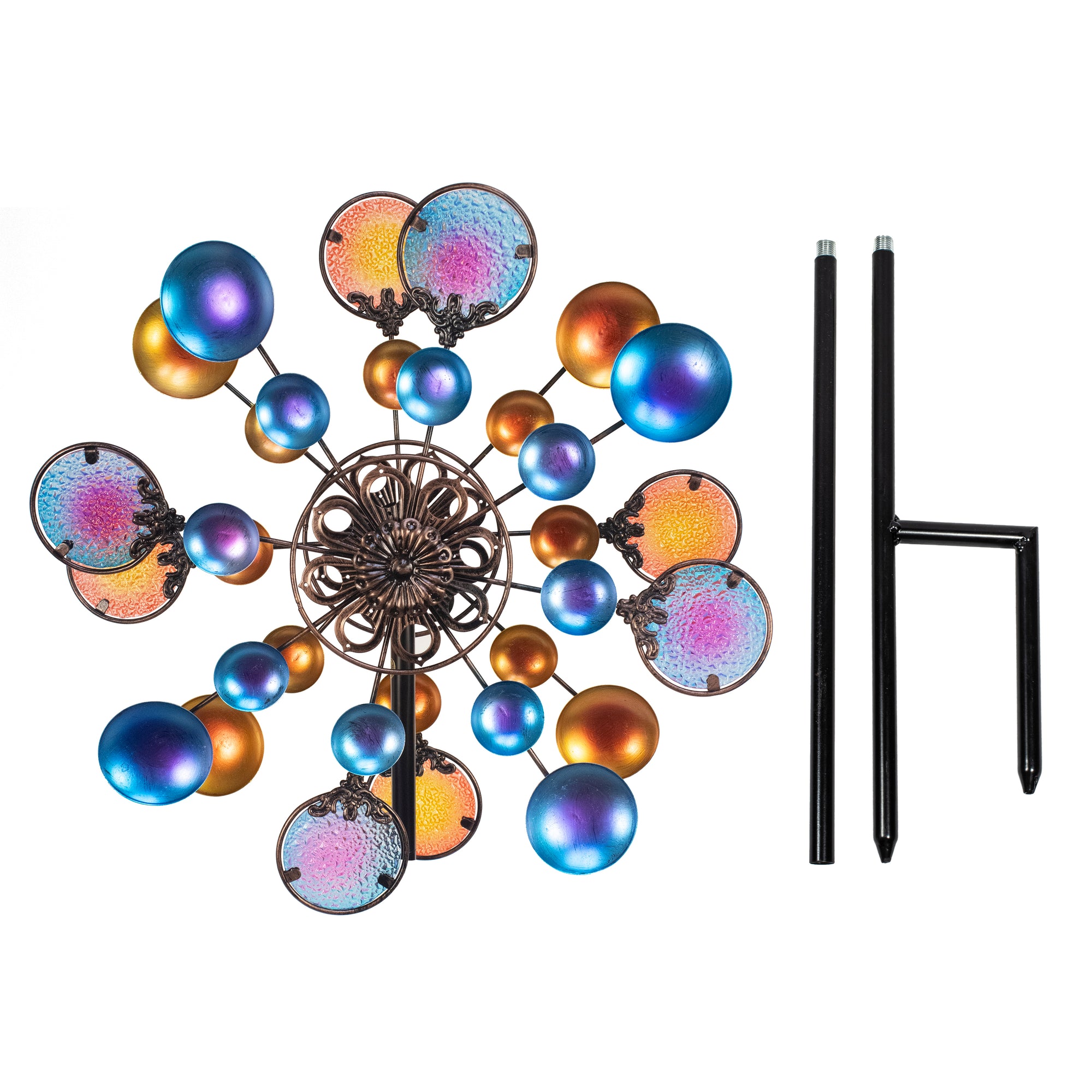 Mardi Gras Dual-Motion Windwheel