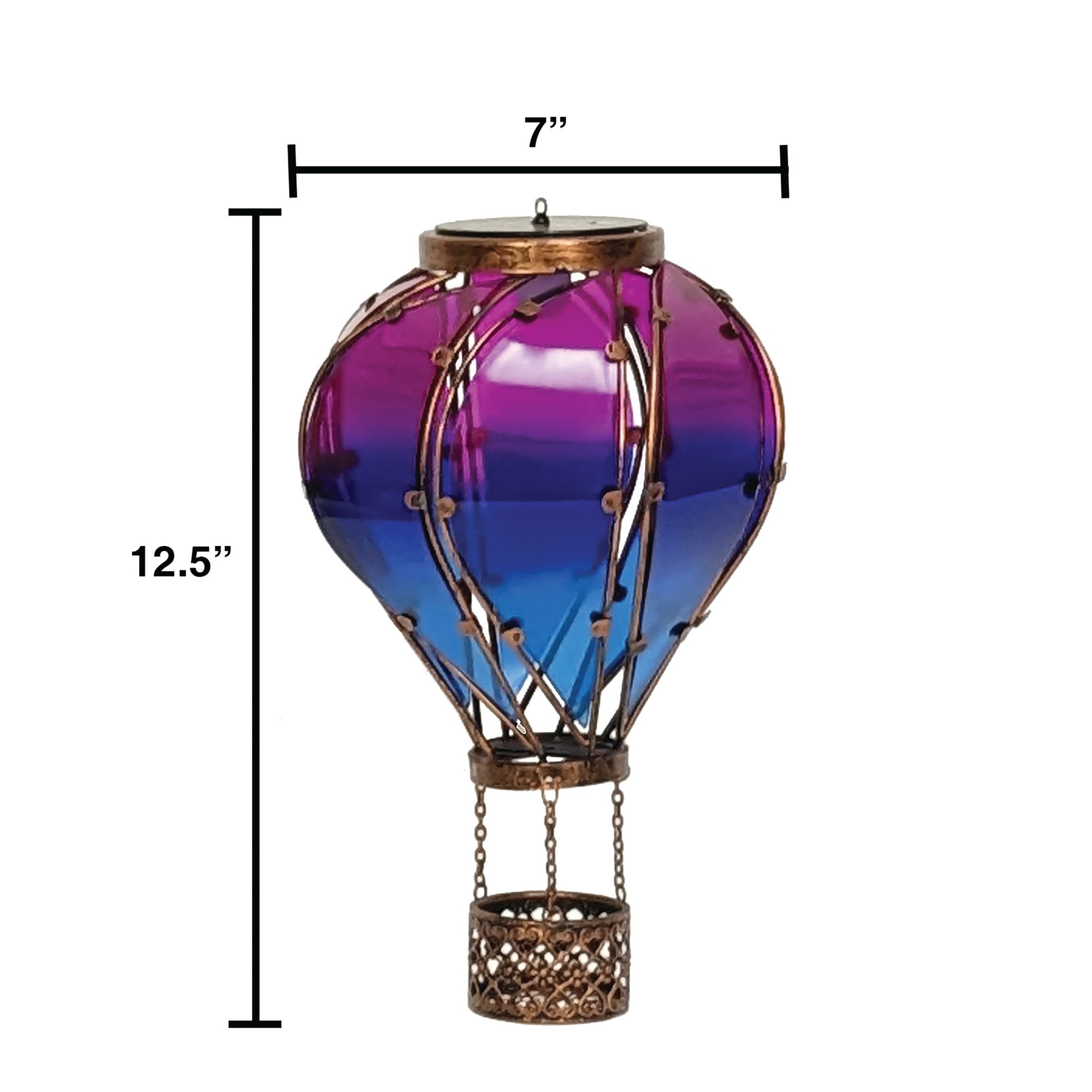 LunaLite Balloon Solar Spinner - Fuchsia