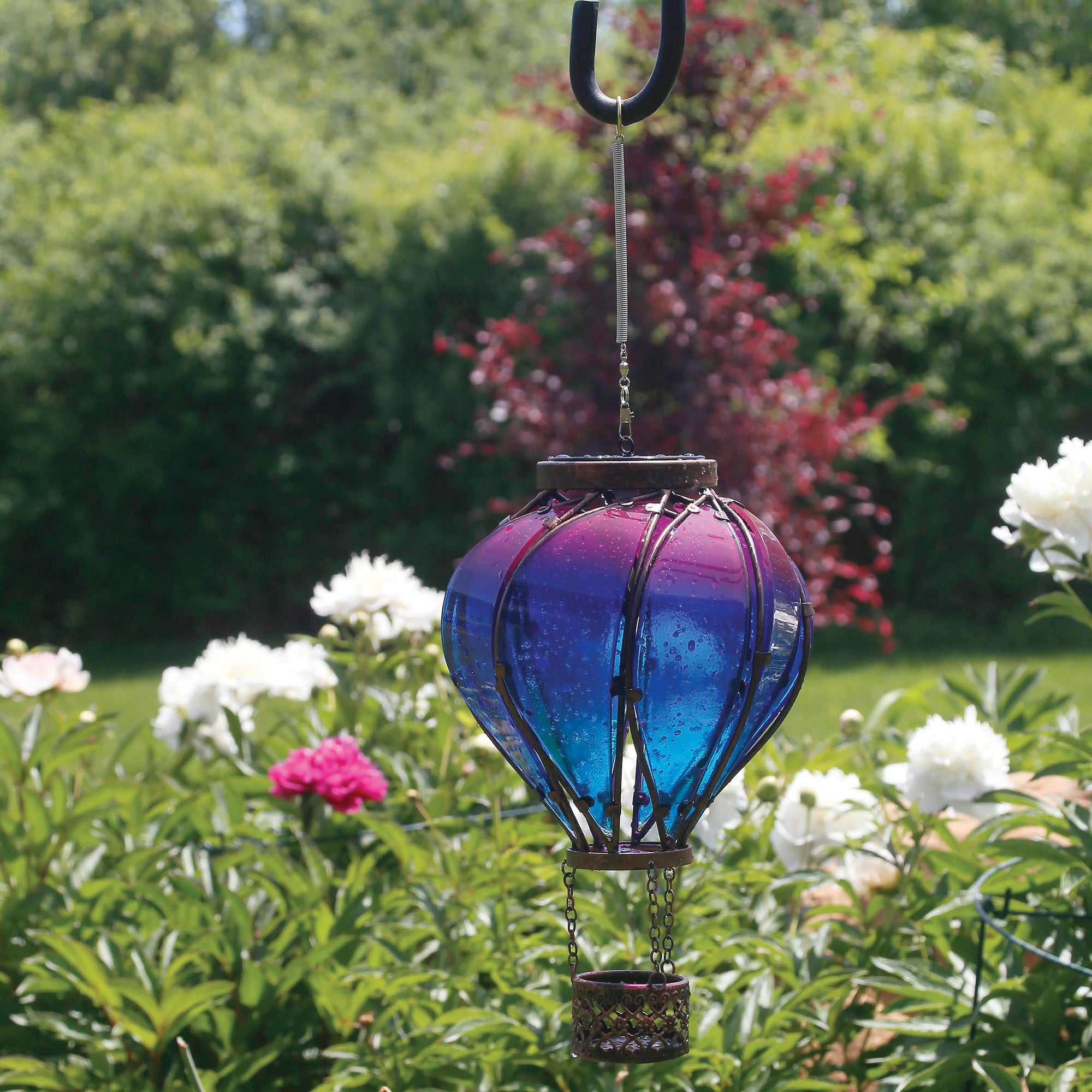 LunaLite Balloon Solar Spinner - Fuchsia