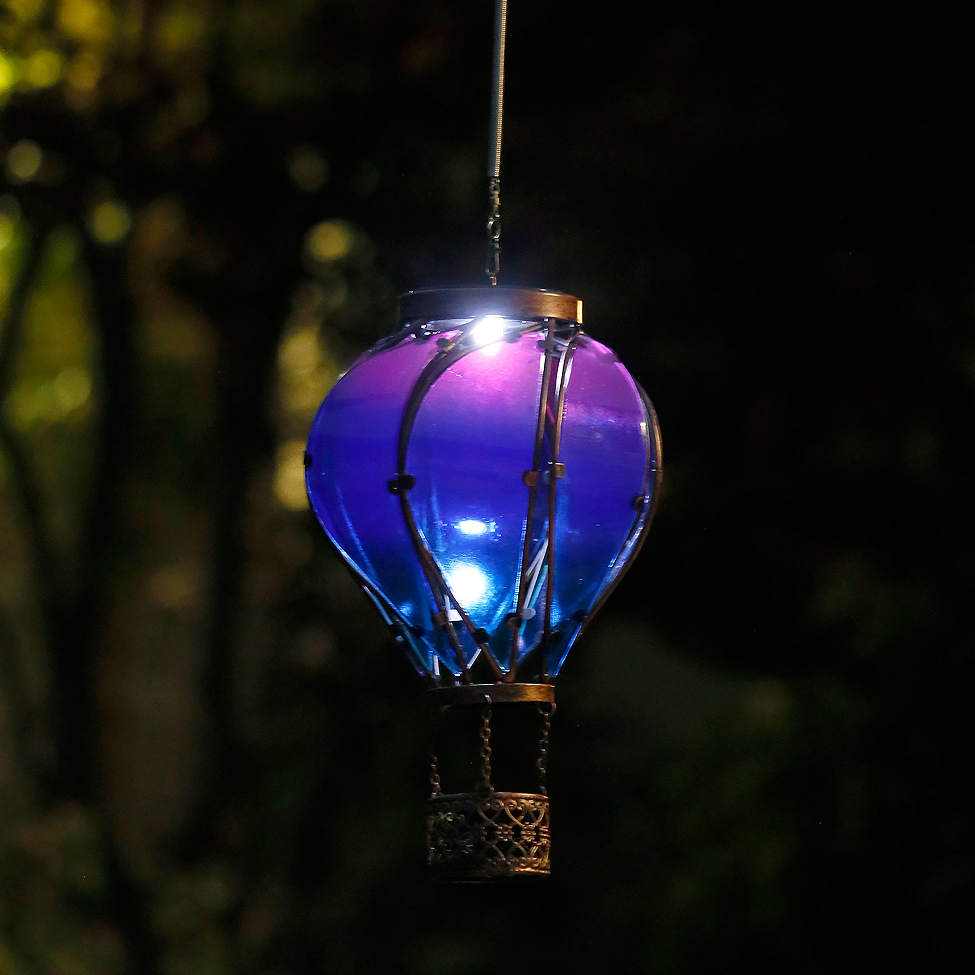 LunaLite Balloon Solar Spinner - Fuchsia