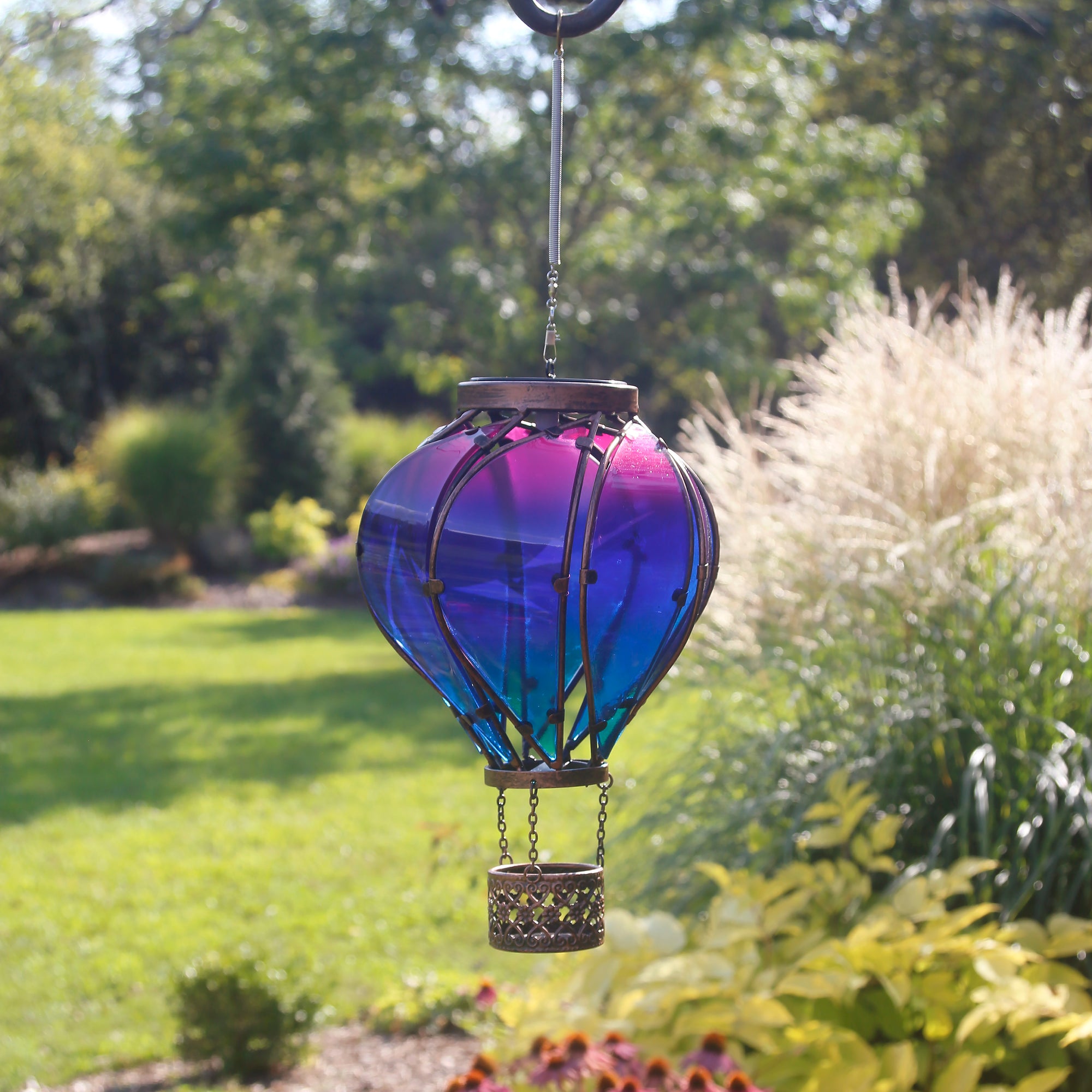LunaLite Balloon Solar Spinner - Fuchsia