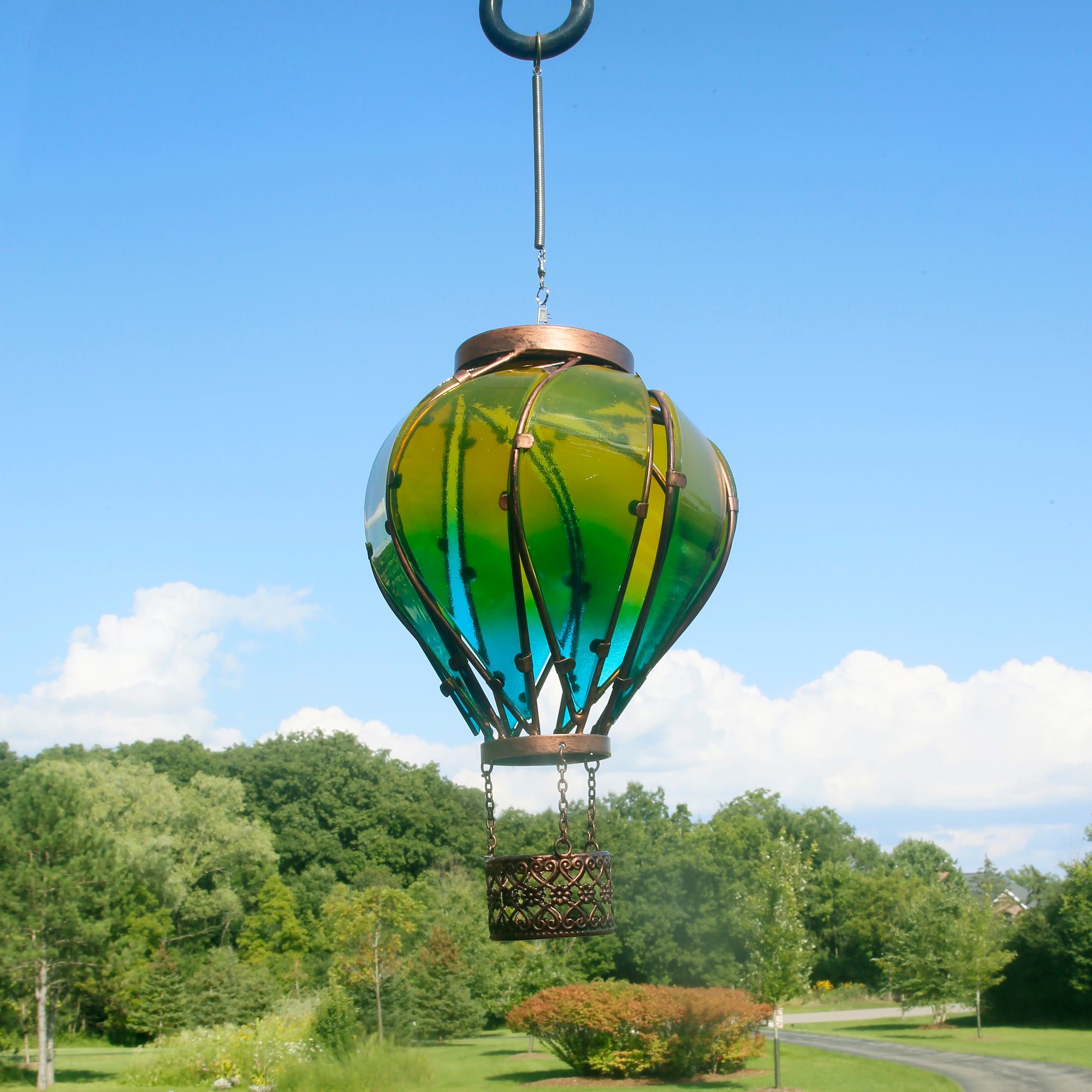 LunaLite Balloon Solar Spinner - Seaglass