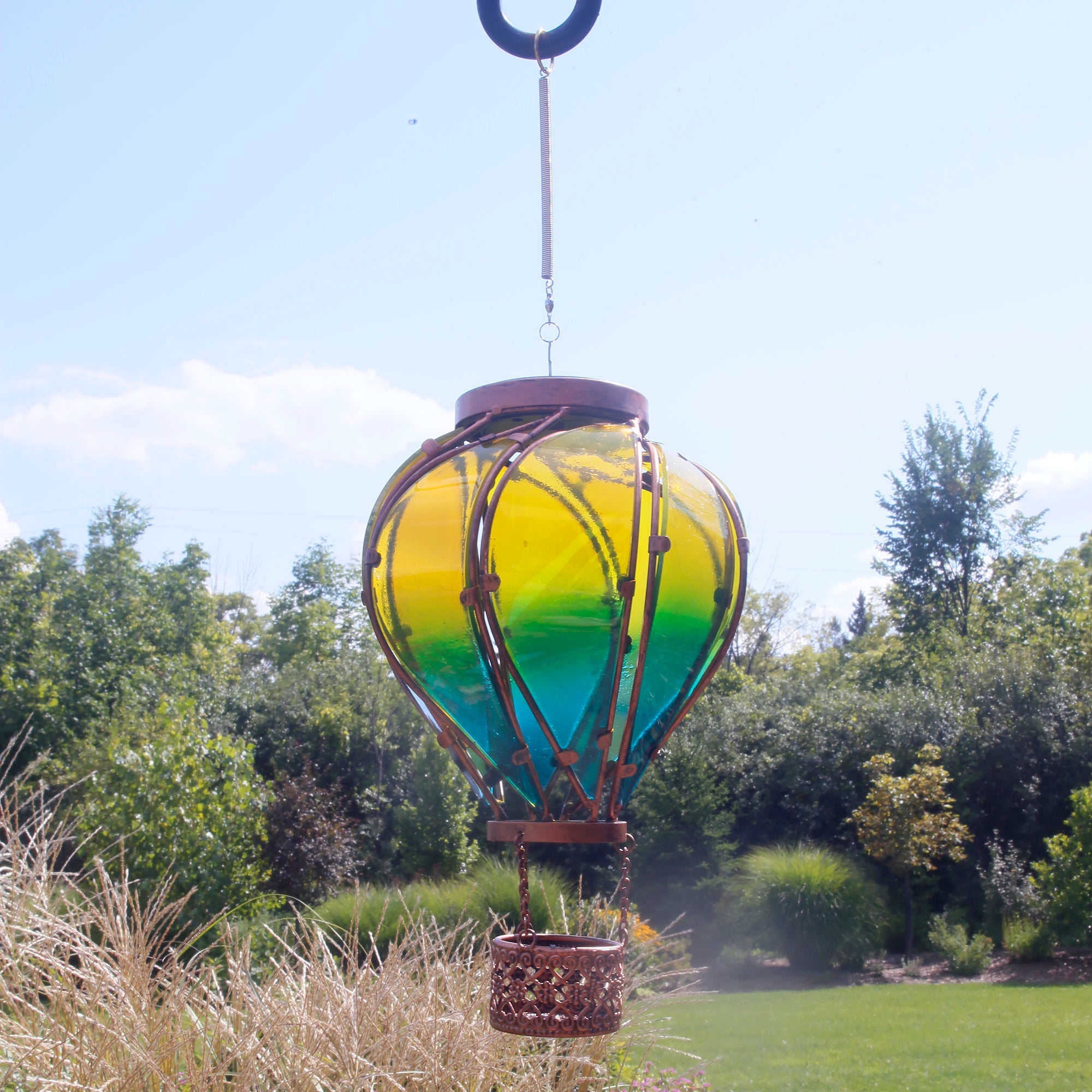 LunaLite Balloon Solar Spinner - Seaglass