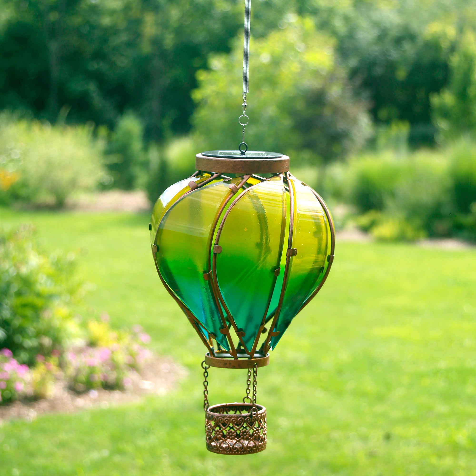LunaLite Balloon Solar Spinner - Seaglass