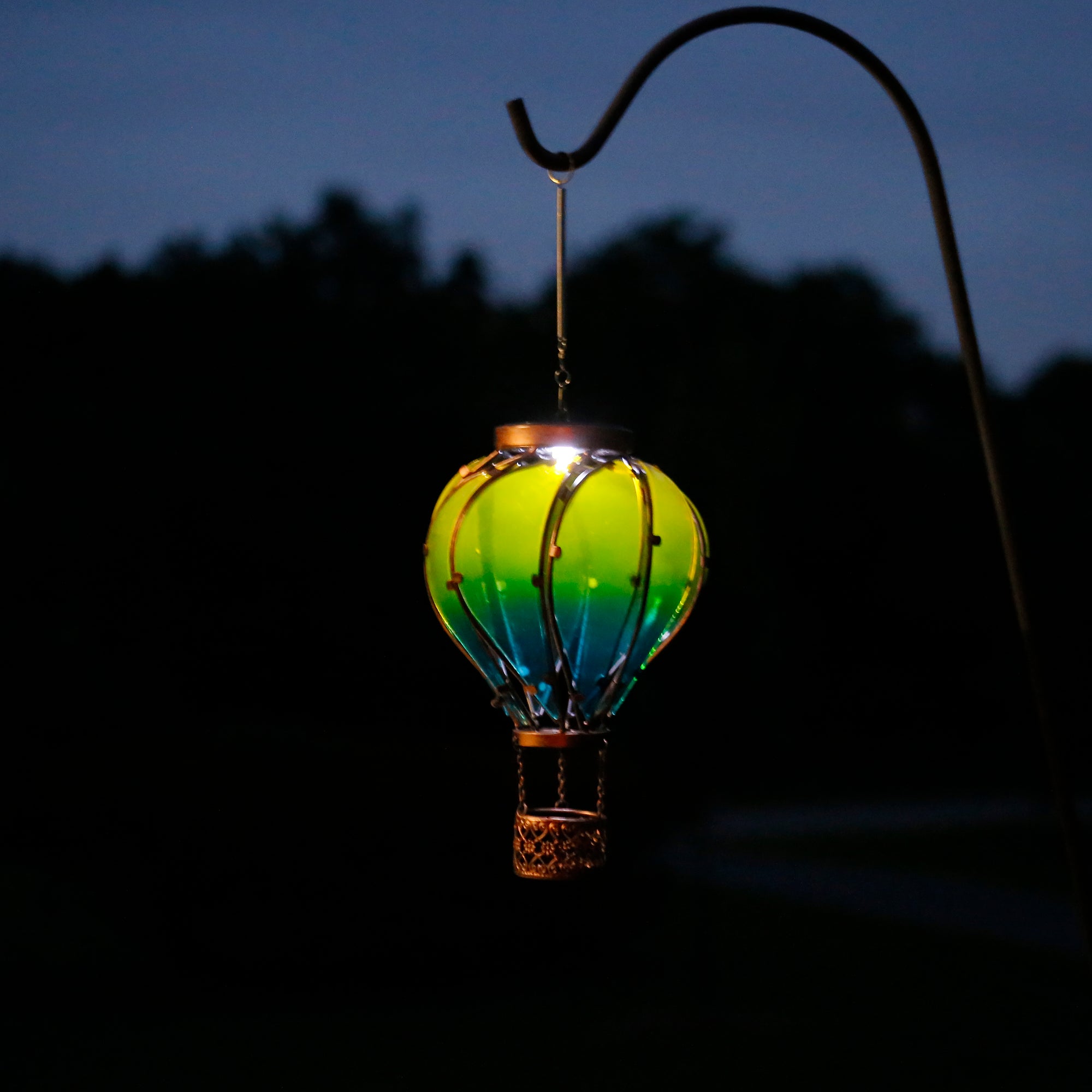 LunaLite Balloon Solar Spinner - Seaglass