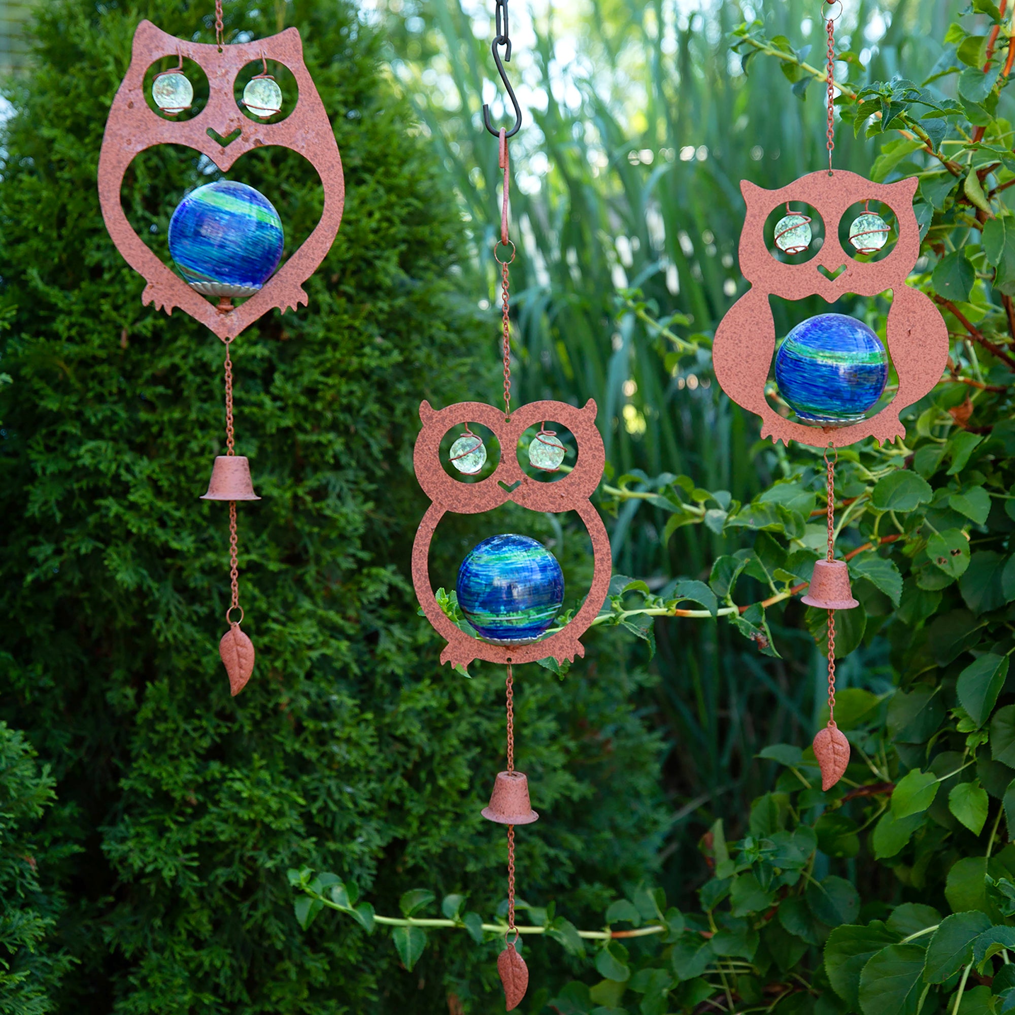 Illuminarie® Owl Trio Chime Ass't