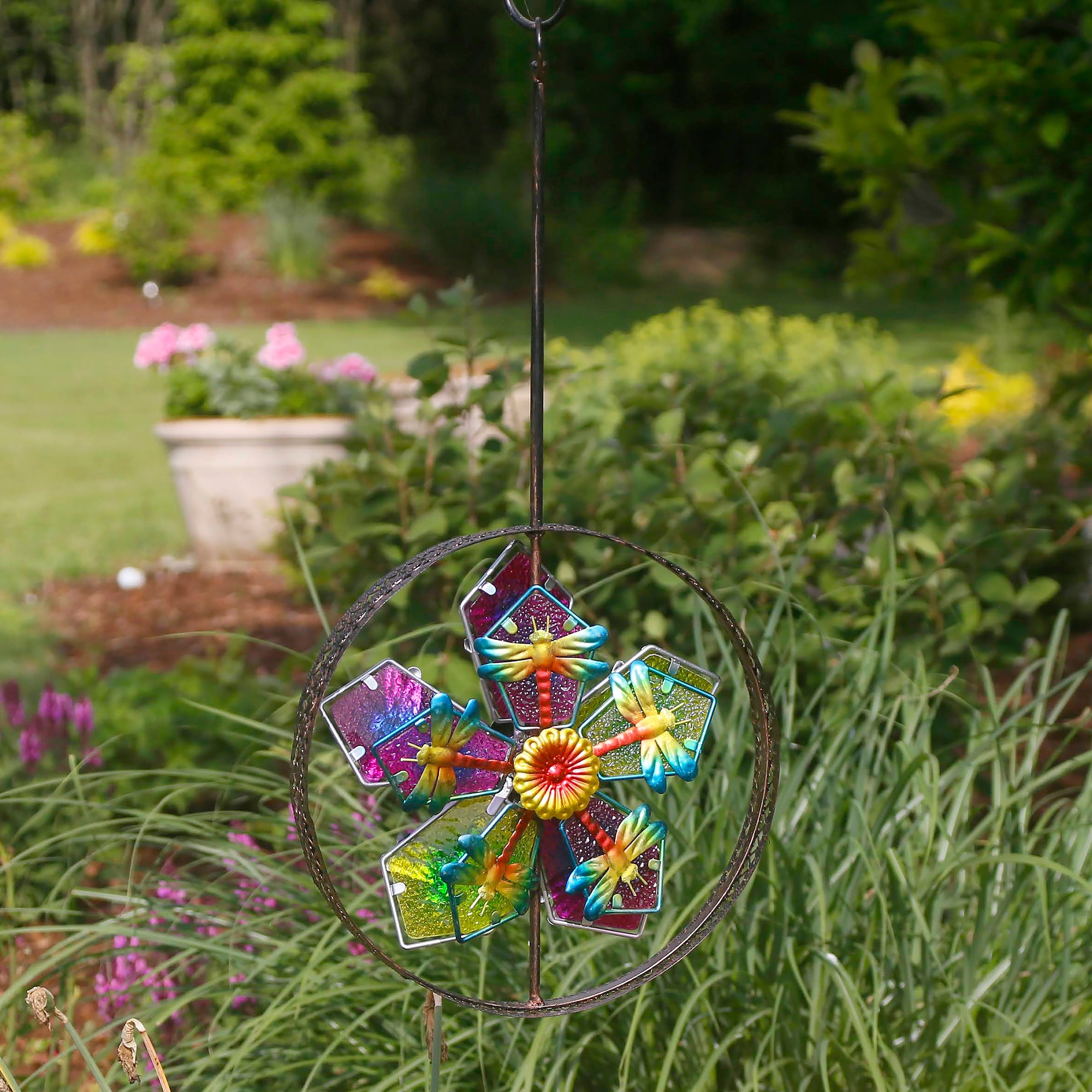 Dual-Motion Hanging Windwheel - Dragonfly