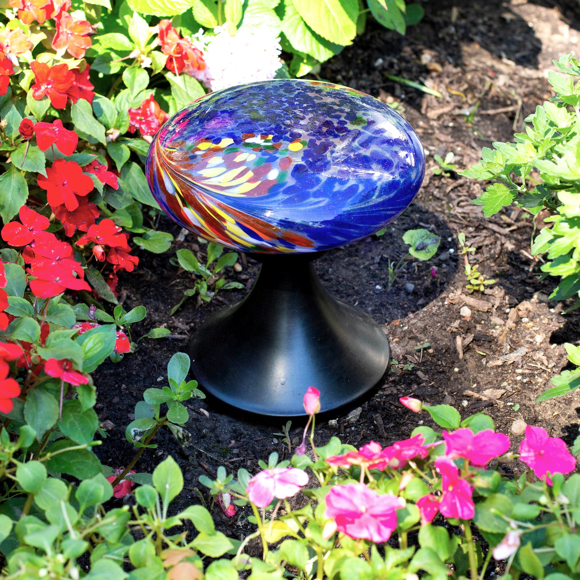 LunaLite™ Solar Toadstool - Blue