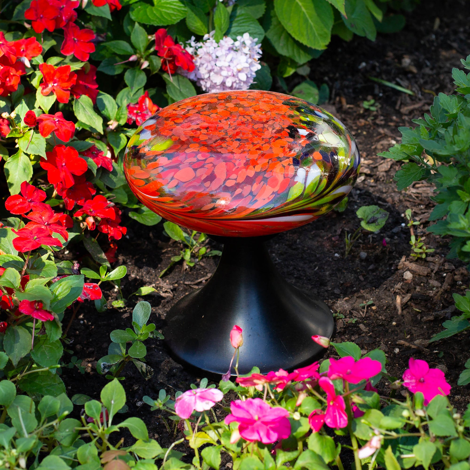 LunaLite™ Solar Toadstool - Red