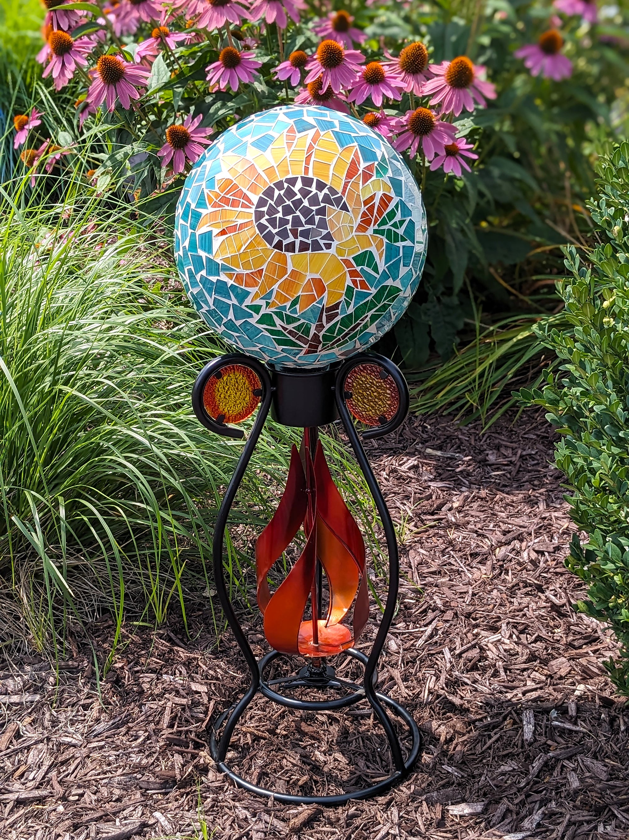 Fire Dance Globe Stand