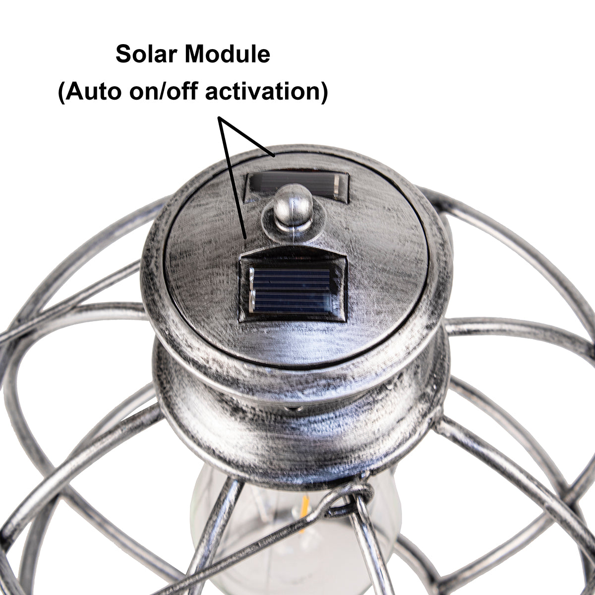 Donnington Edi-Sol Lantern - Pewter