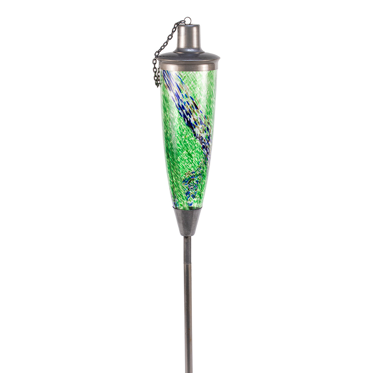 Genesis Patio Torch (Green Swirl)