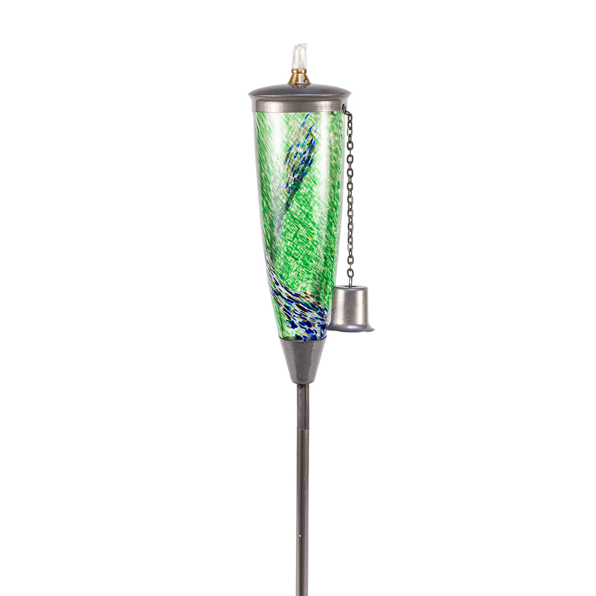 Genesis Patio Torch (Green Swirl)