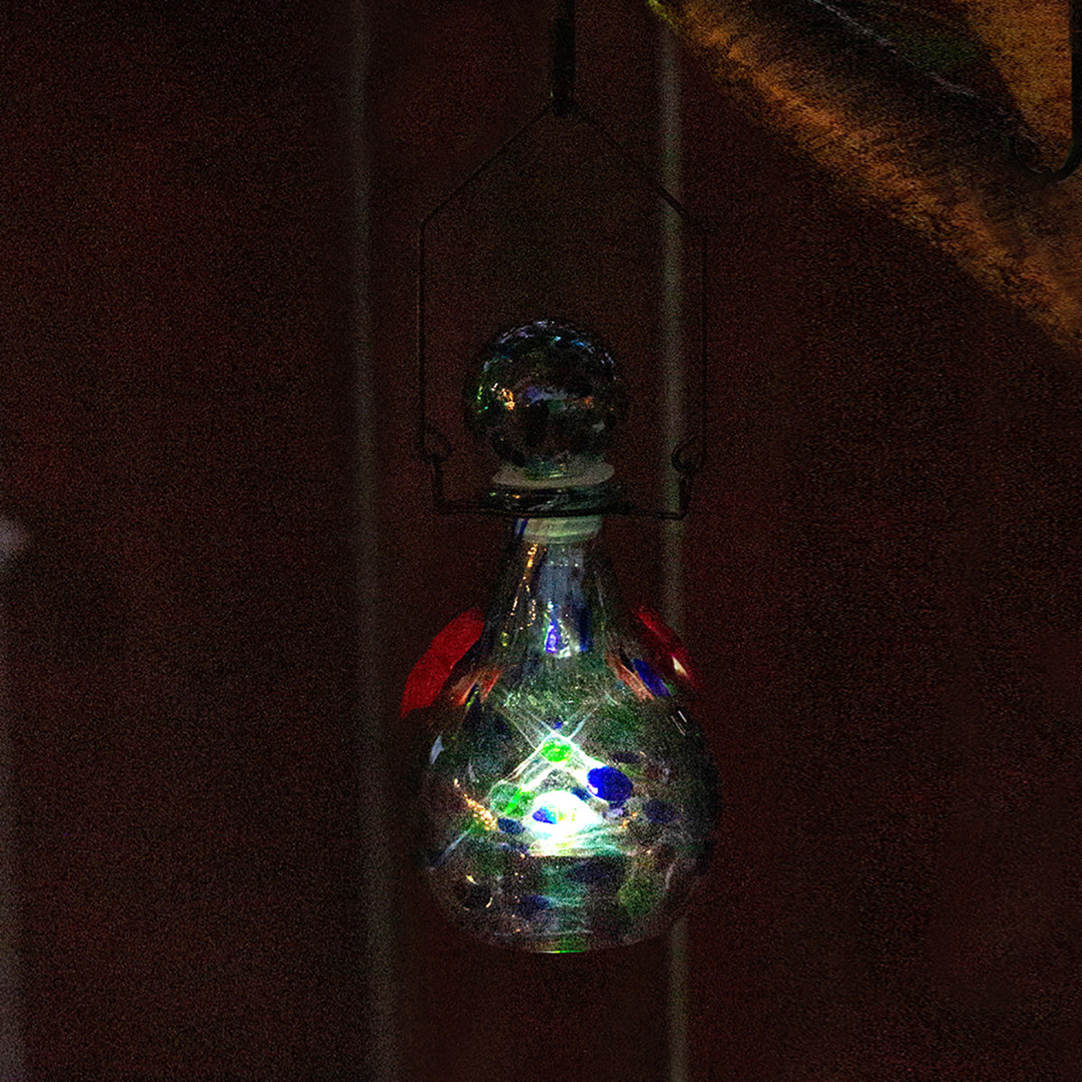 LunaLite Vase Hummingbird Feeder - Saturn