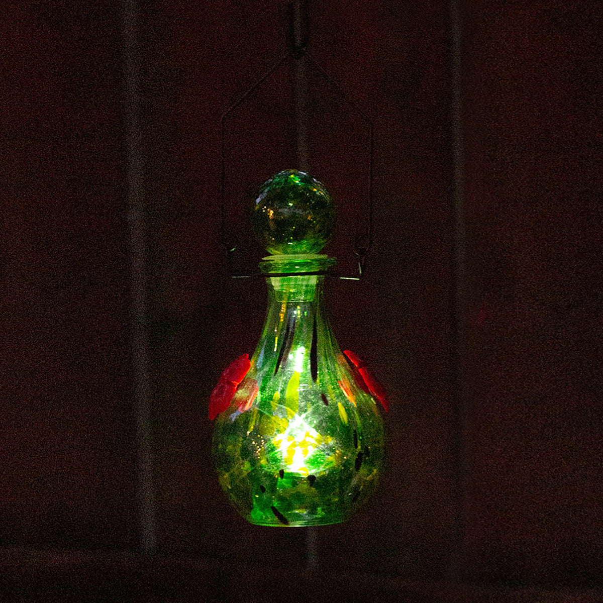 LunaLite Vase Hummingbird Feeder - Jupiter