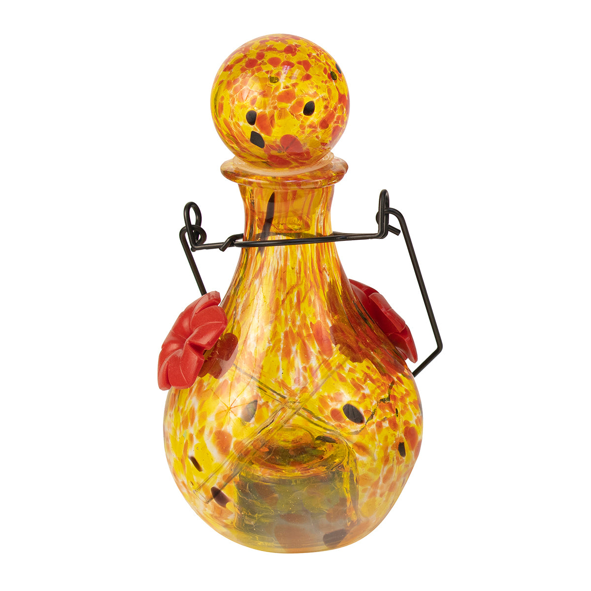 LunaLite Vase Hummingbird Feeder - Mercury