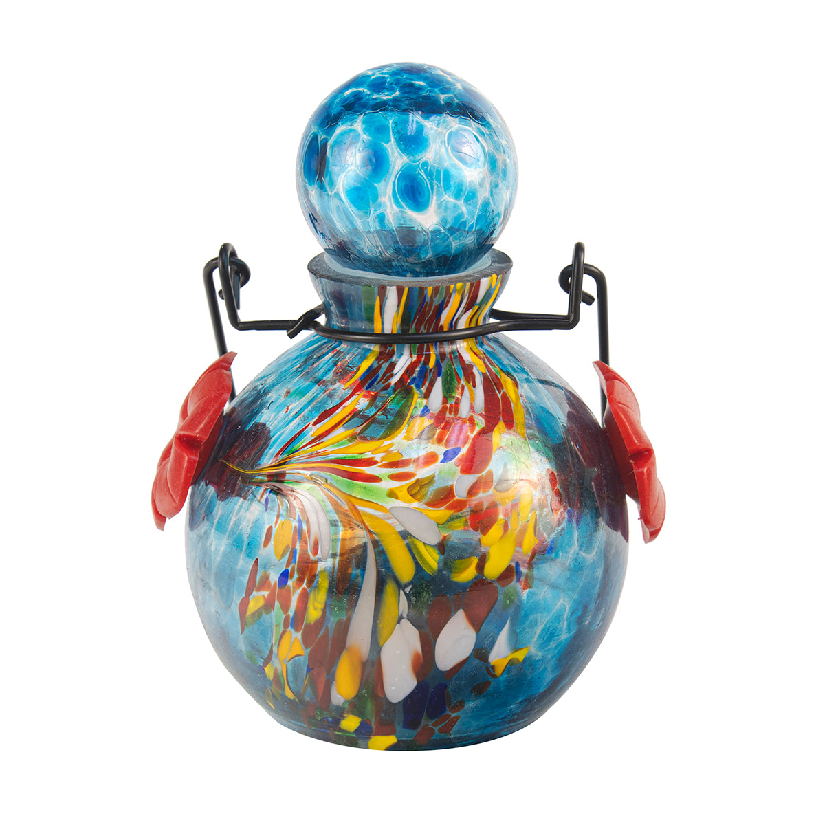 LunaLite Globe Hummingbird Feeder - Blue