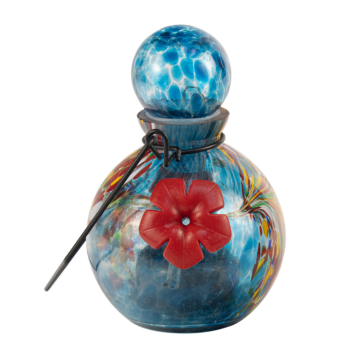LunaLite Globe Hummingbird Feeder - Blue