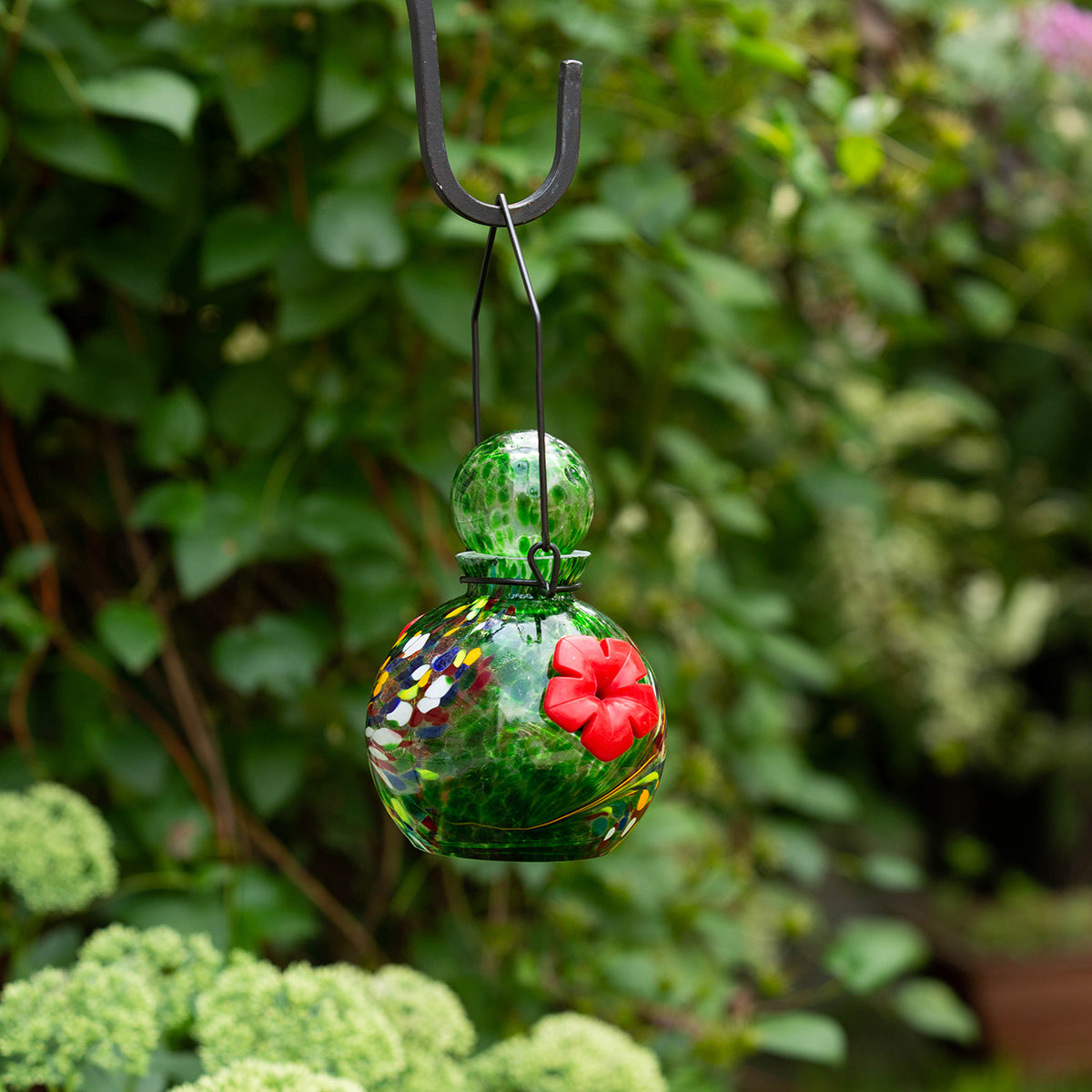 LunaLite Globe Hummingbird Feeder - Green