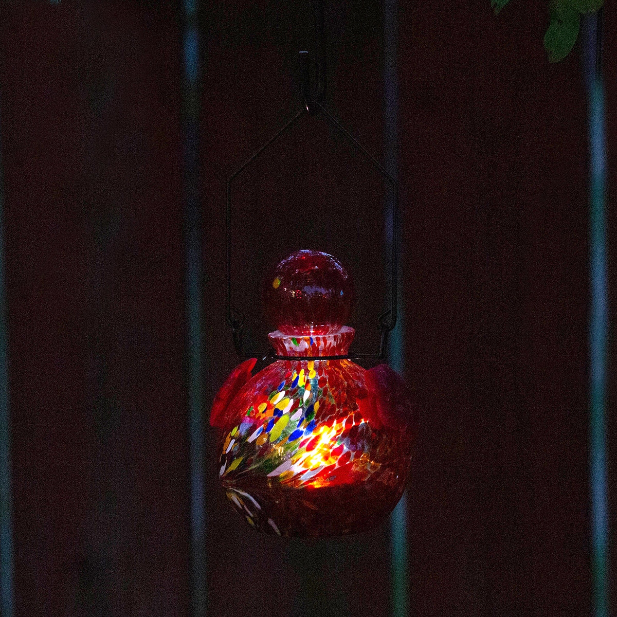 LunaLite Globe Hummingbird Feeder - Red