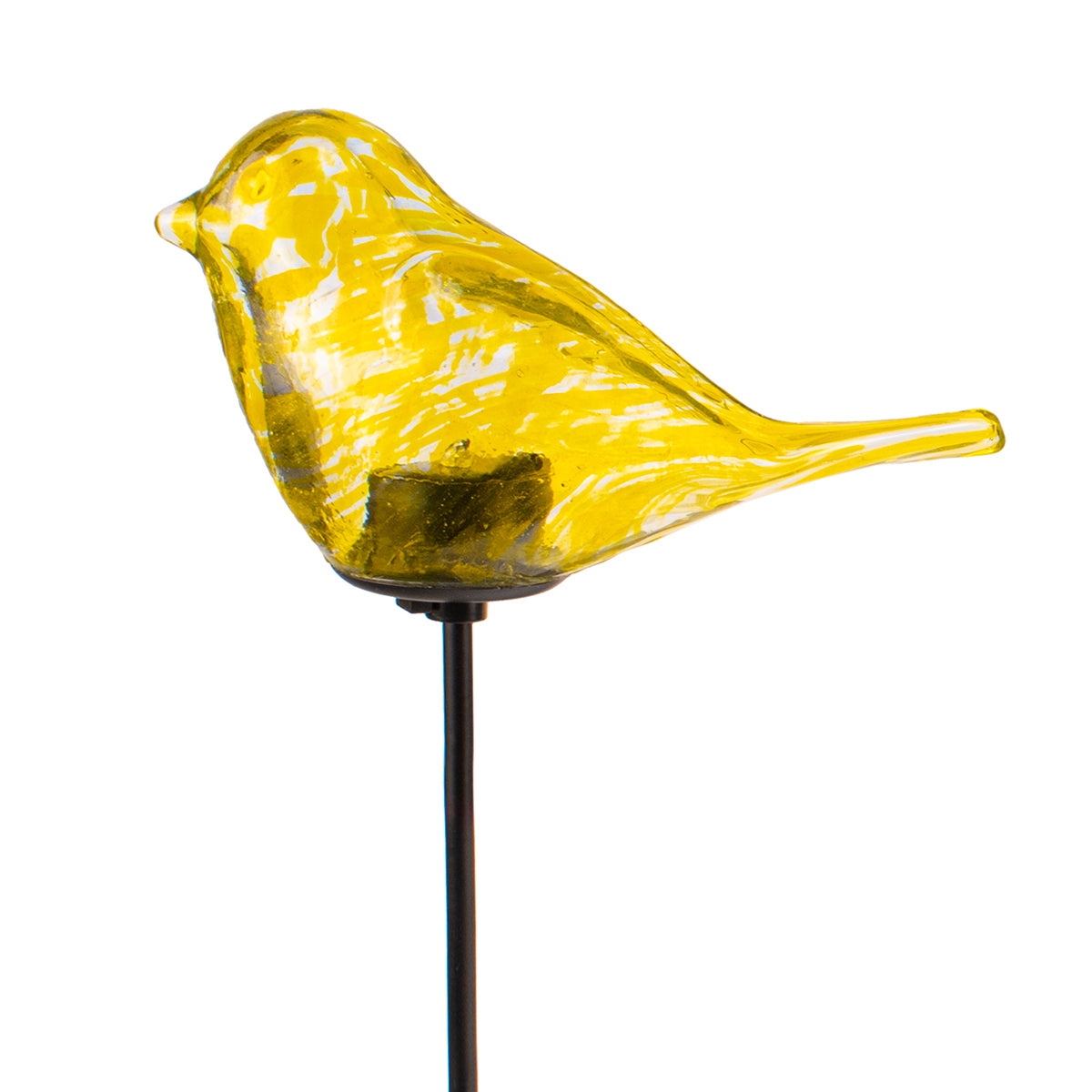 LunaLite Bird Planter Stake - Yellow