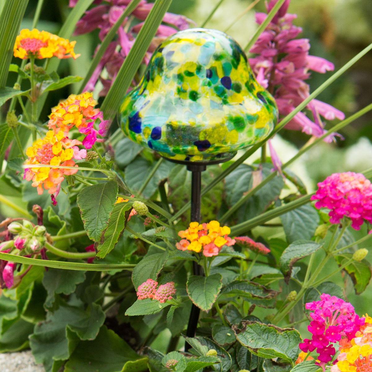 LunaLite Mushroom Planter Stake - Green