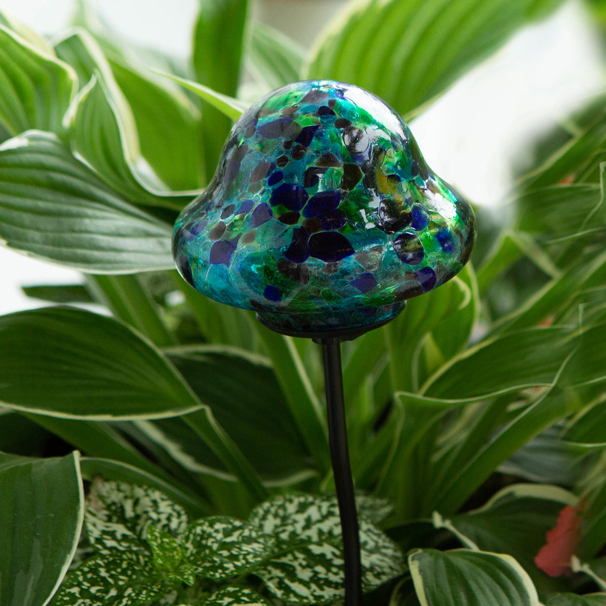 LunaLite Mushroom Planter Stake - Blue