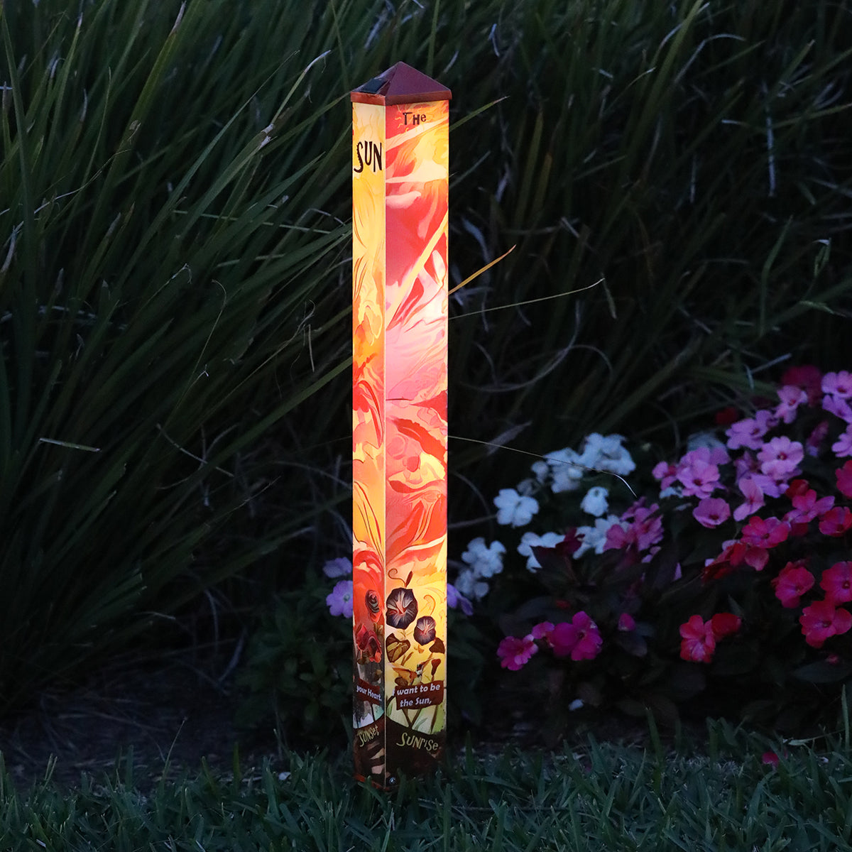 "The Warmth of the Sun" Solar Garden Pole