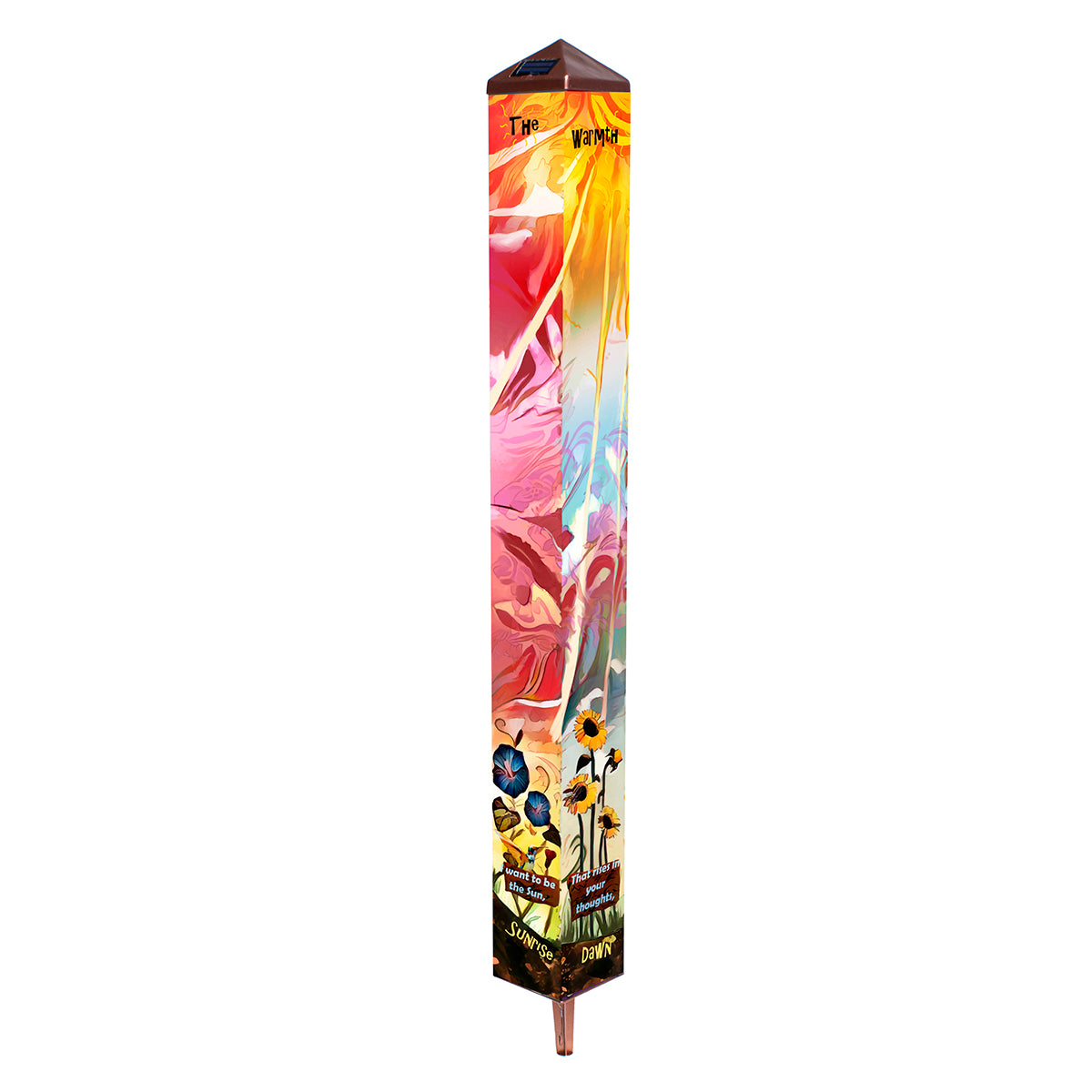 "The Warmth of the Sun" Solar Garden Pole