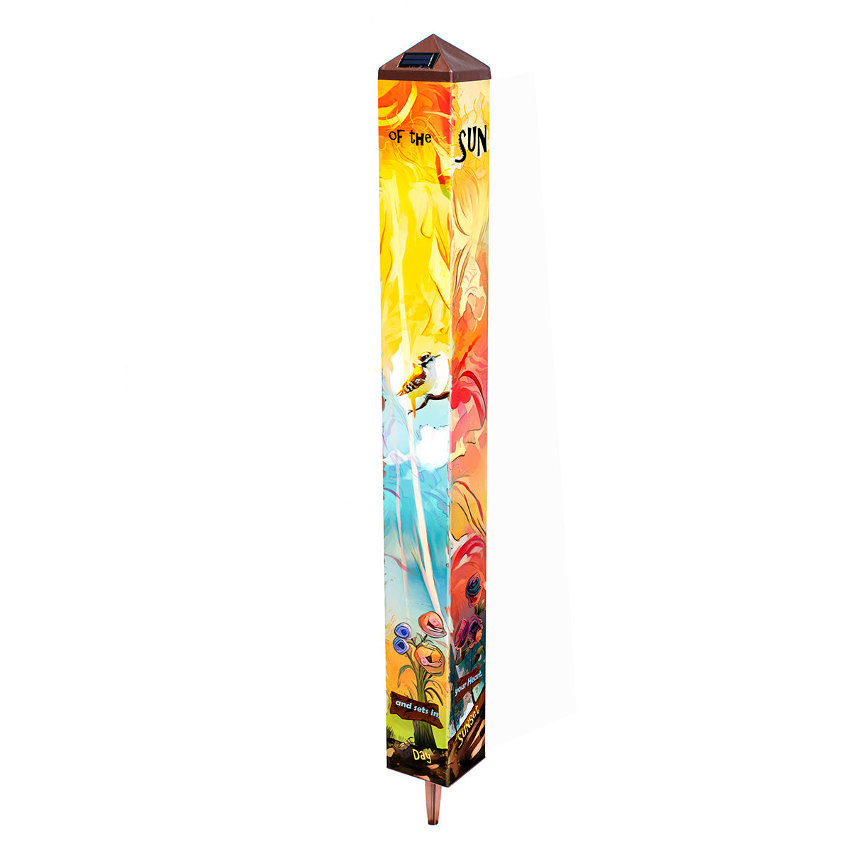 "The Warmth of the Sun" Solar Garden Pole