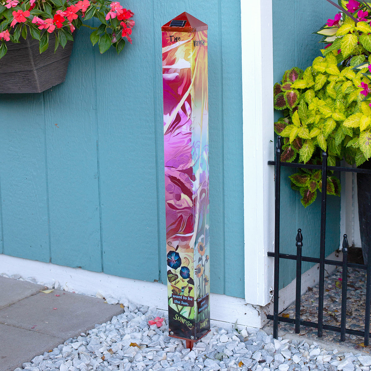 "The Warmth of the Sun" Solar Garden Pole