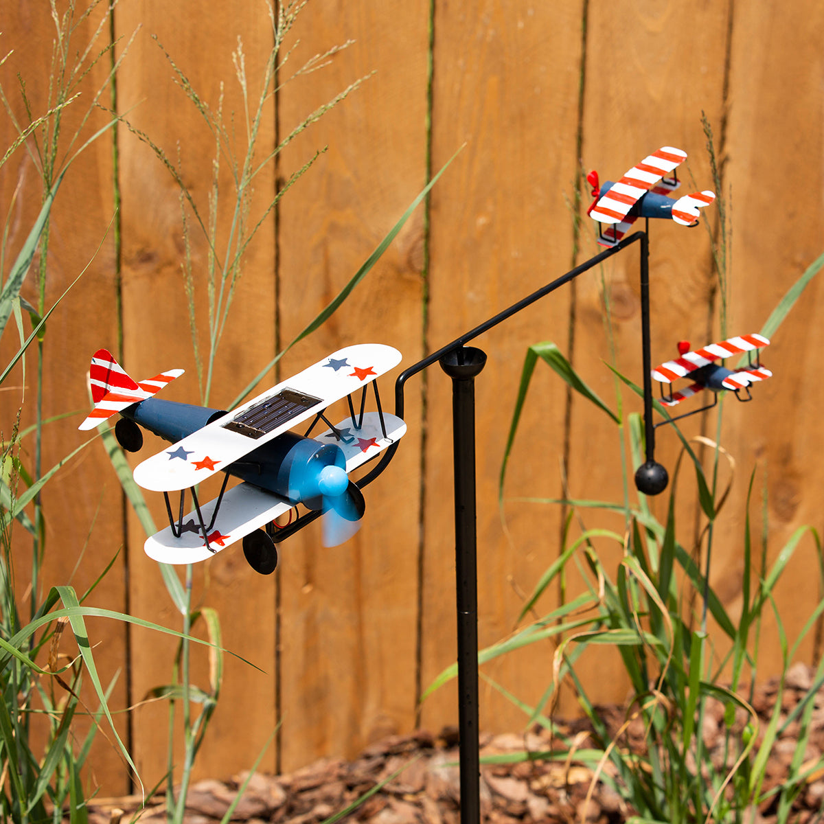 Americana Solar Dueling Bi-Plane Wind Balancer