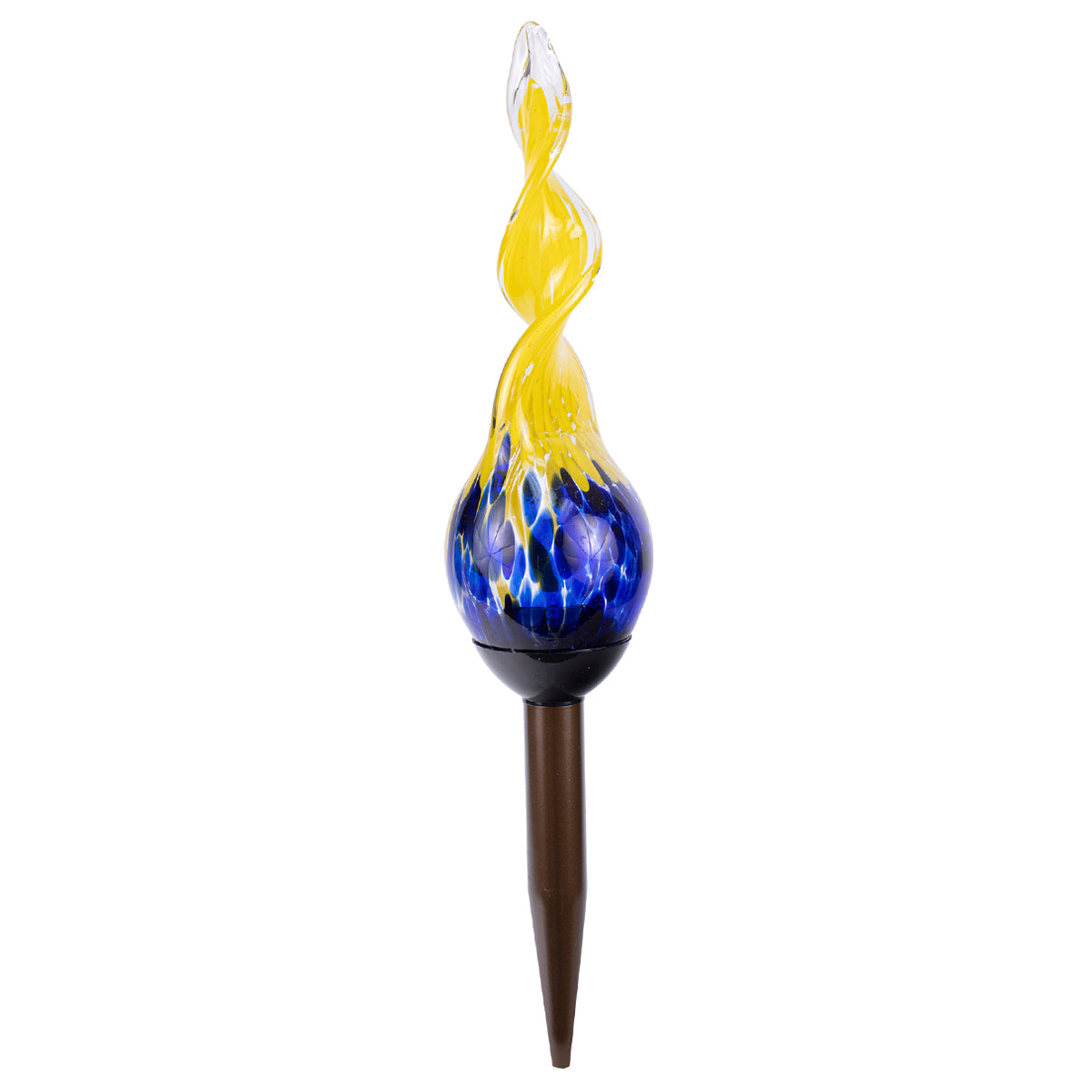 LunaLite Spiral Stake - Blue/Yellow