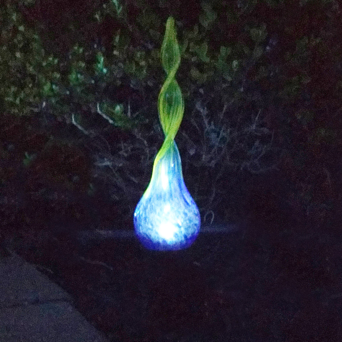 LunaLite Spiral Stake - Blue/Yellow