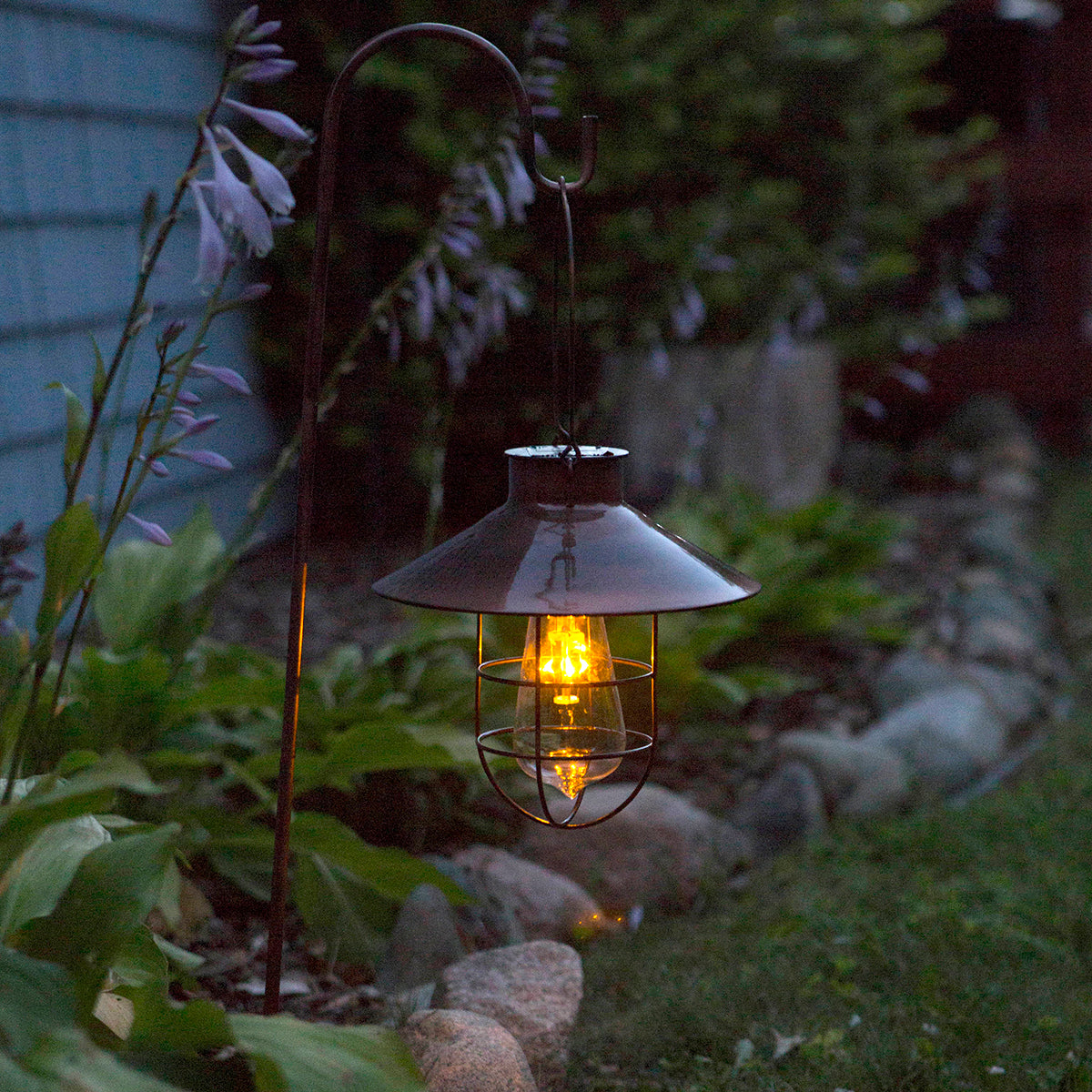 Marine Pendant Edi-Sol Lantern with Shepherd's Rod - Copper