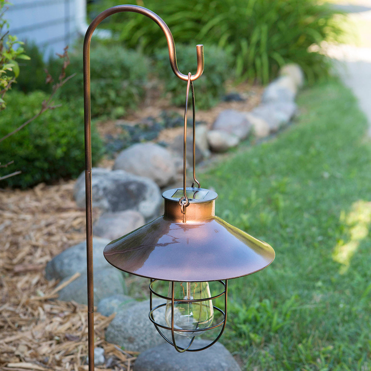 Marine Pendant Edi-Sol Lantern with Shepherd's Rod - Copper