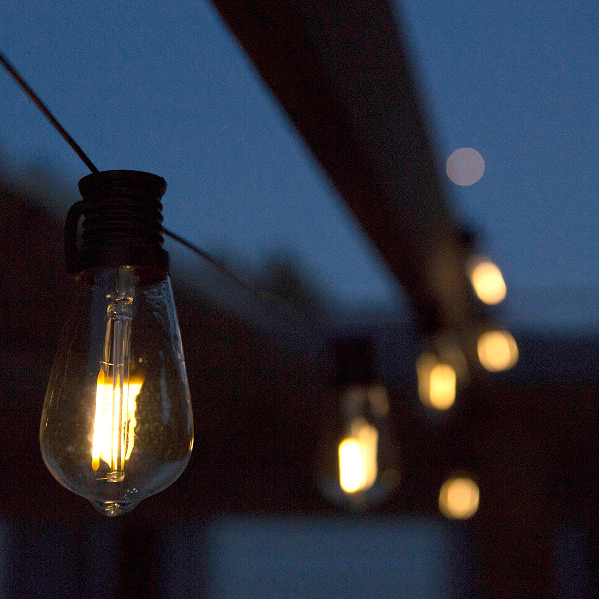 Vintage Edi-Sol 10pc Solar String Light Set