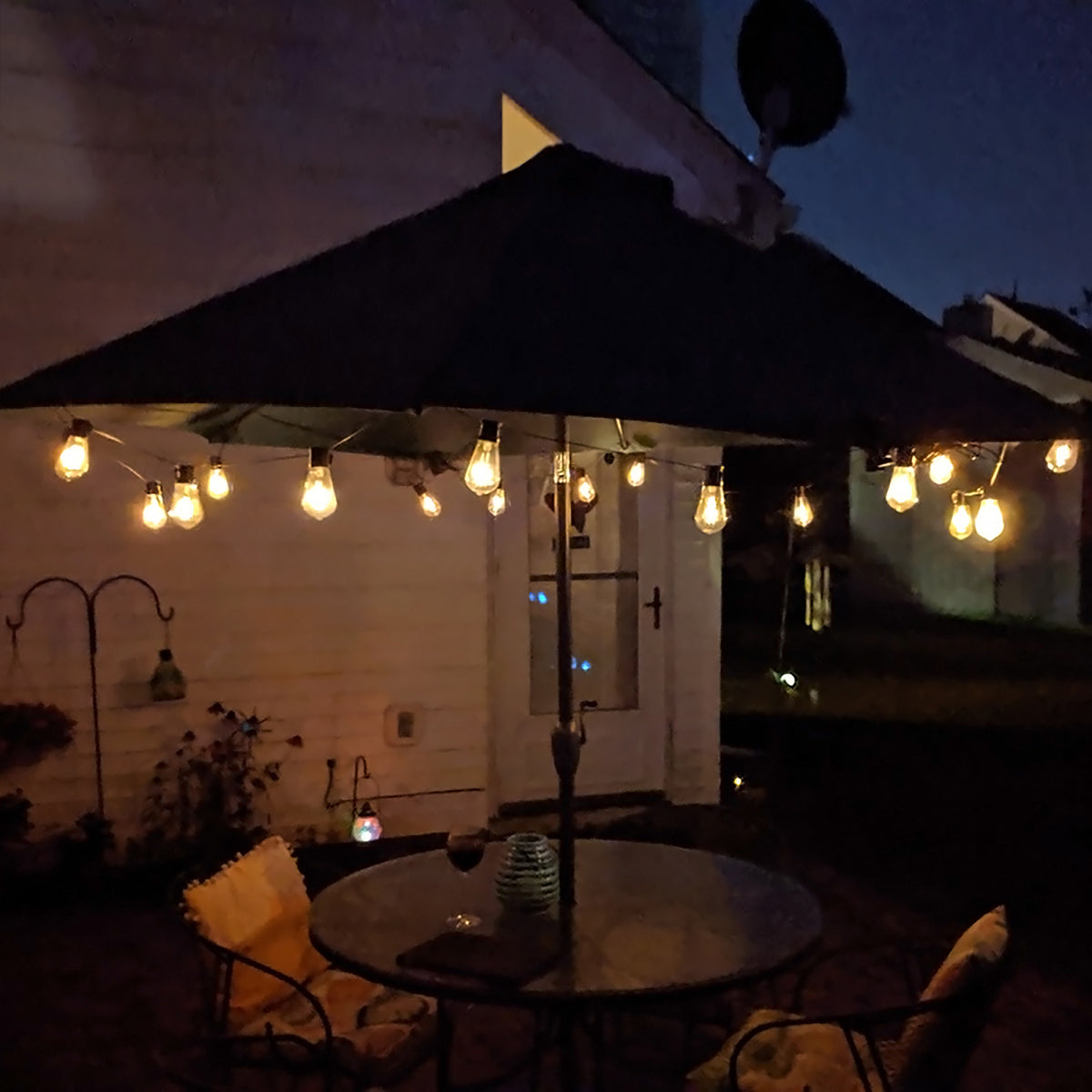 Vintage Edi-Sol 10pc Solar String Light Set