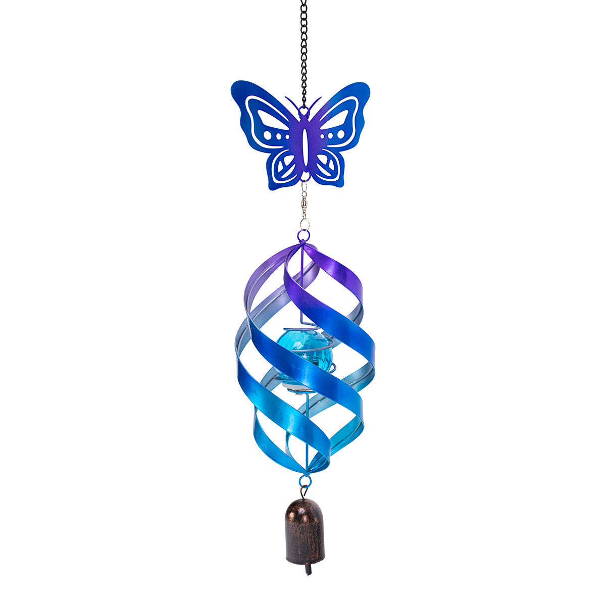 Butterfly Windweaver Solar Spinner