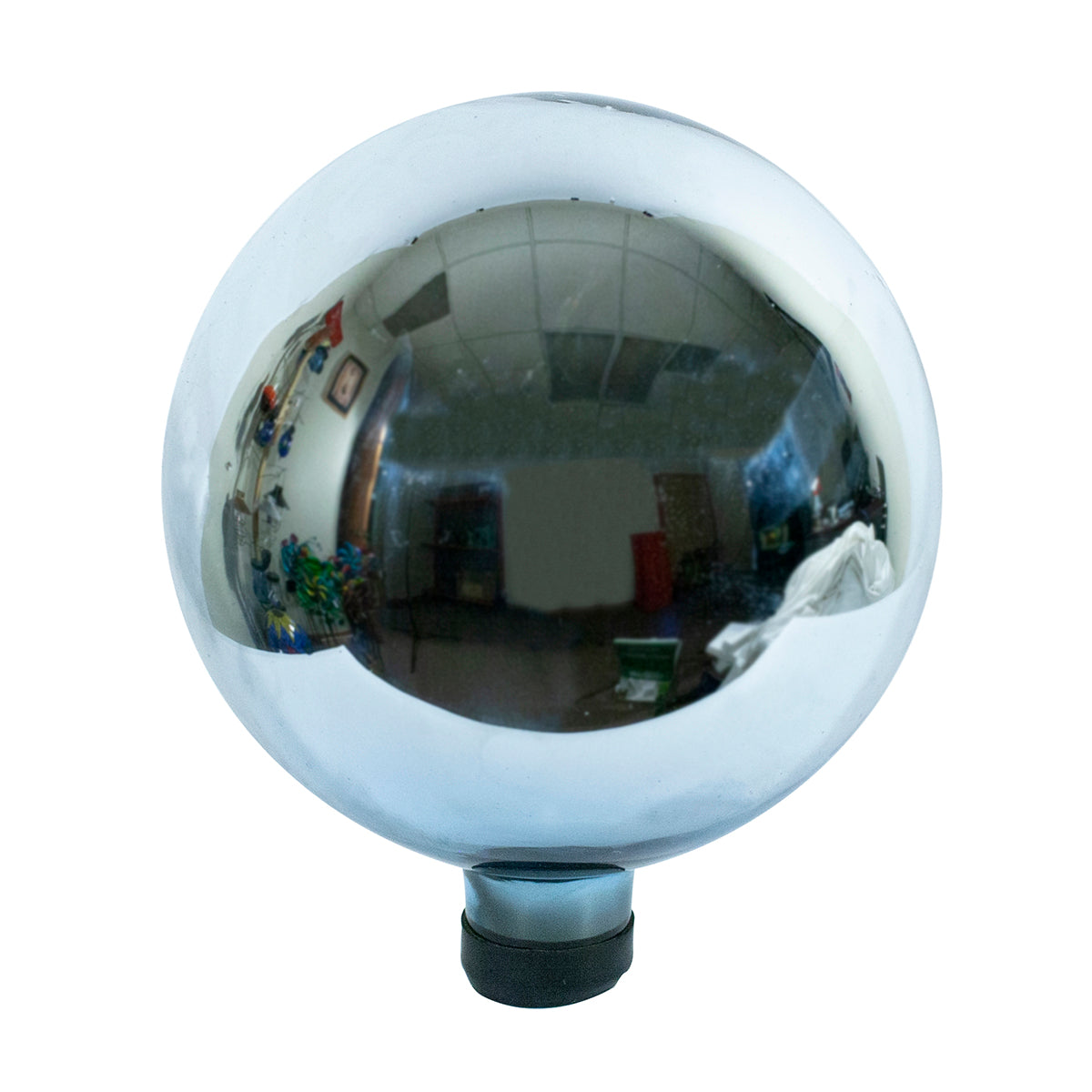 10" Silver Gazing Globe