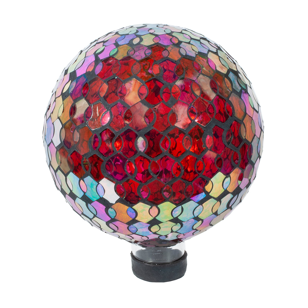 10" Helix Iridescent Mosaic Globe