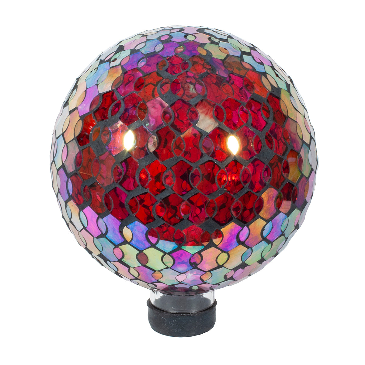 10" Helix Iridescent Mosaic Globe